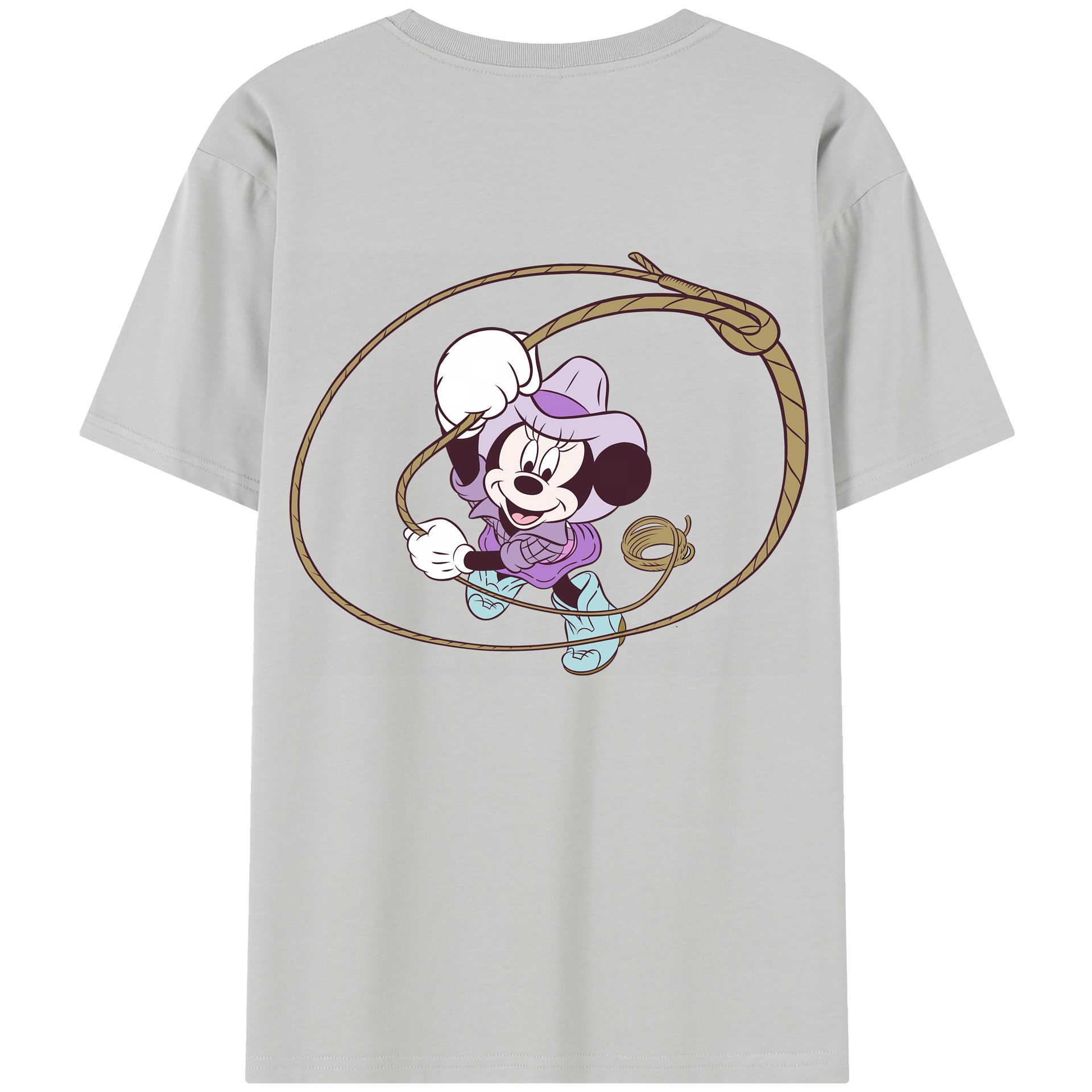 （画像用） ミッキーマウス Mickey Mouse レディース半袖Tシャツ(バックプリント)