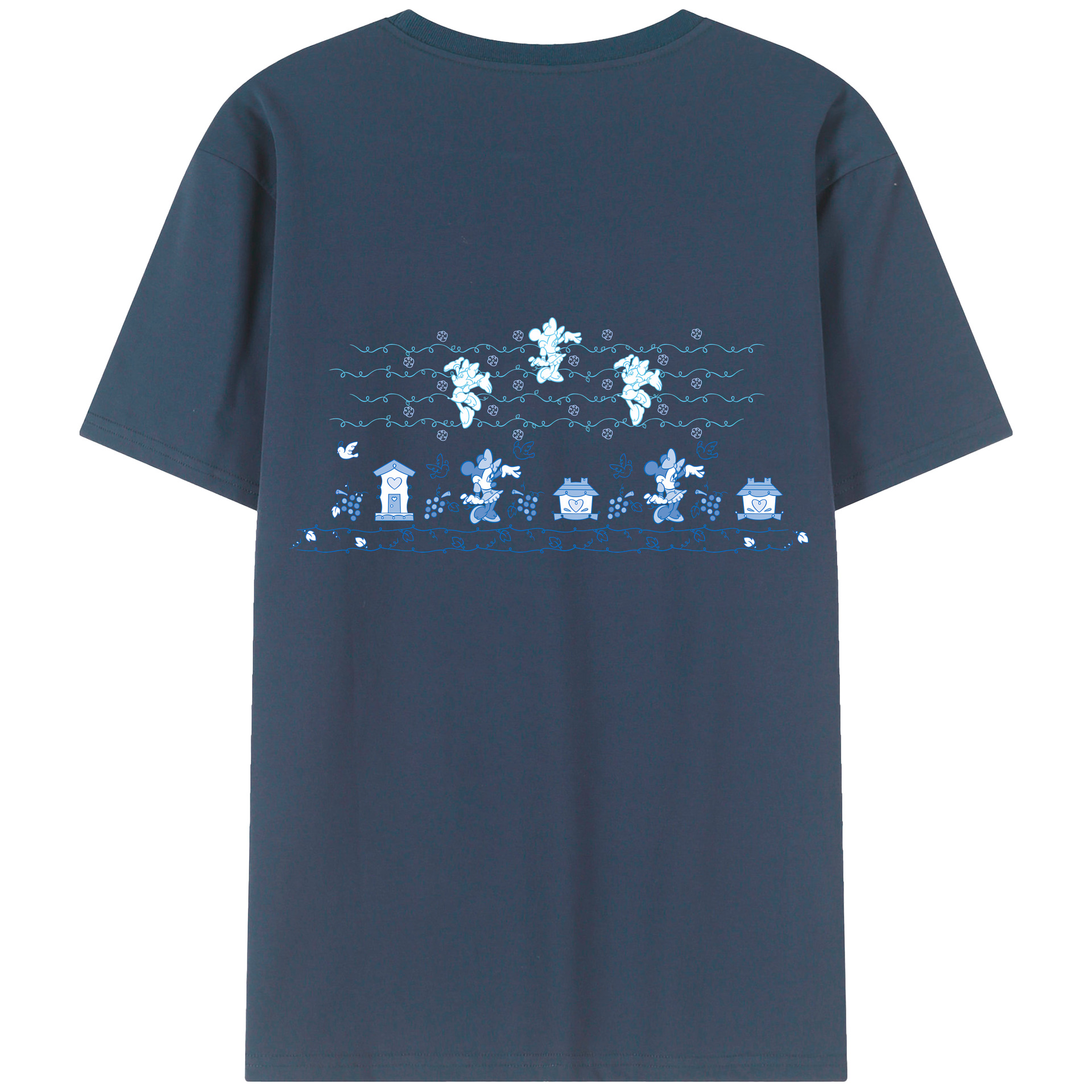 （画像用） ミッキーマウス Mickey Mouse レディース半袖Tシャツ(バックプリント)
