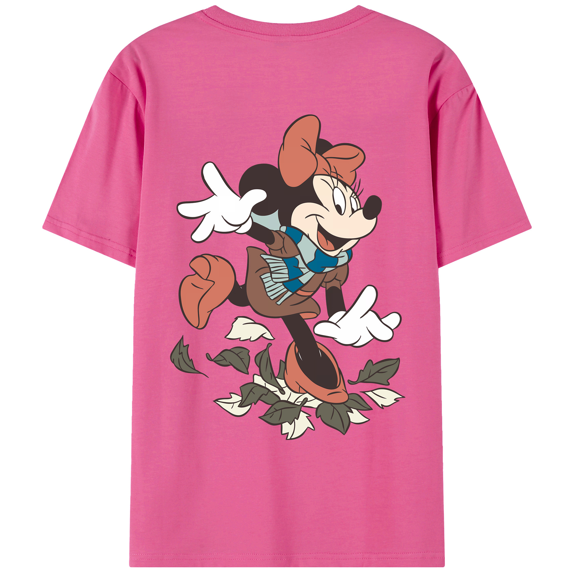 （画像用） ミッキーマウス Mickey Mouse レディース半袖Tシャツ(バックプリント)