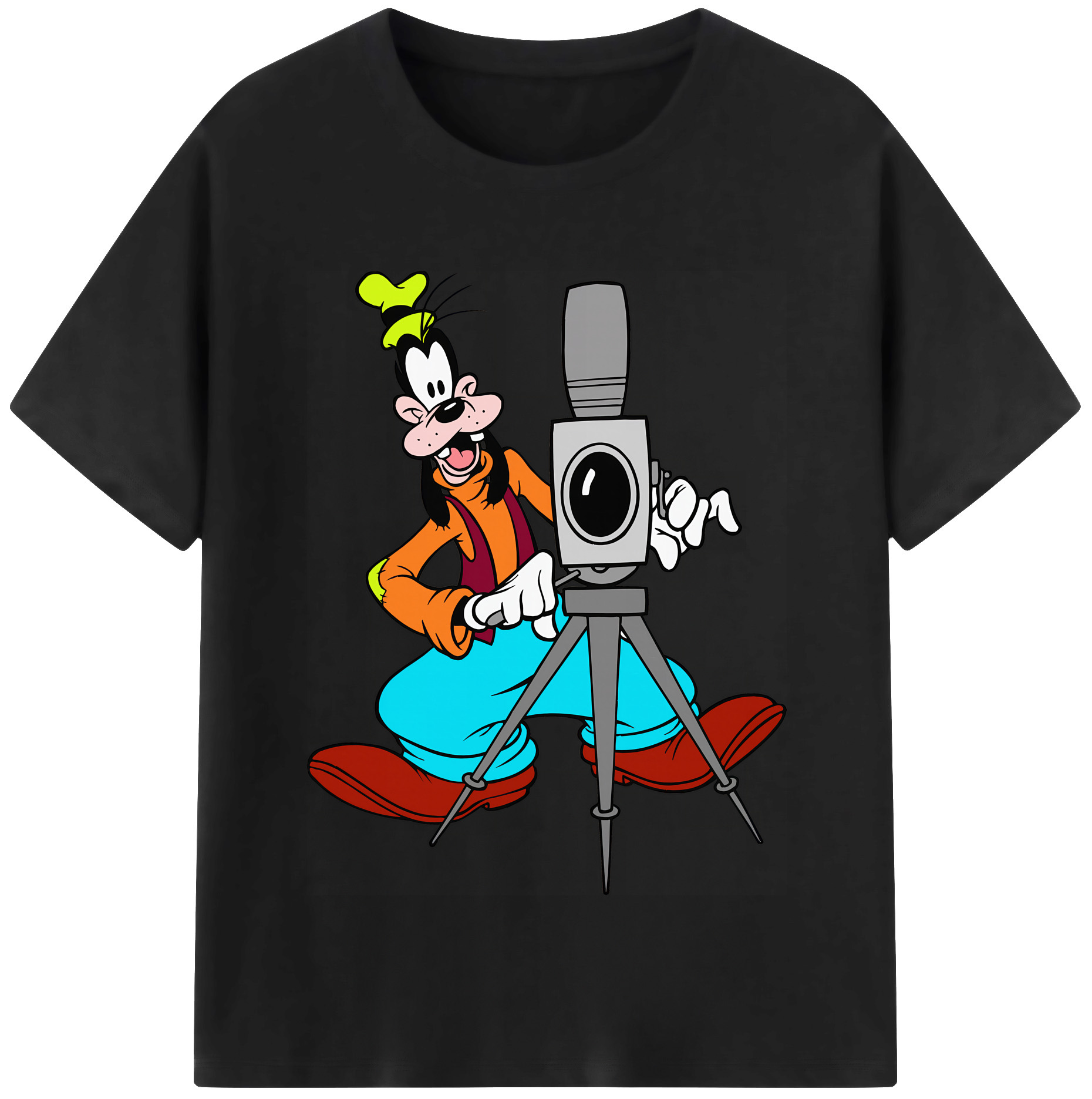 （画像用） ミッキーマウス Mickey Mouse レディースカジュアルプリントTシャツ（綿100％）