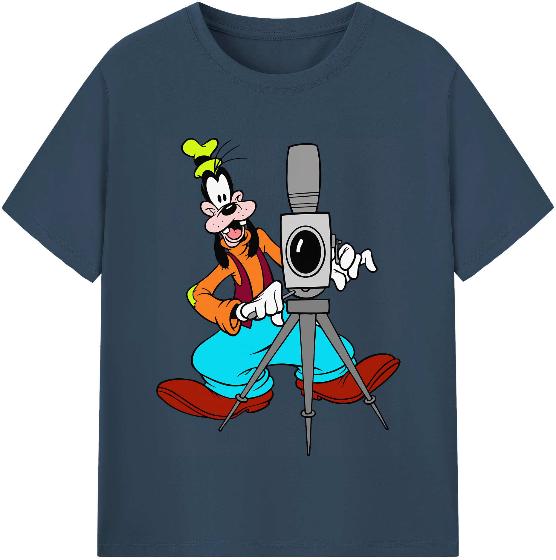 （画像用） ミッキーマウス Mickey Mouse レディースカジュアルプリントTシャツ（綿100％）