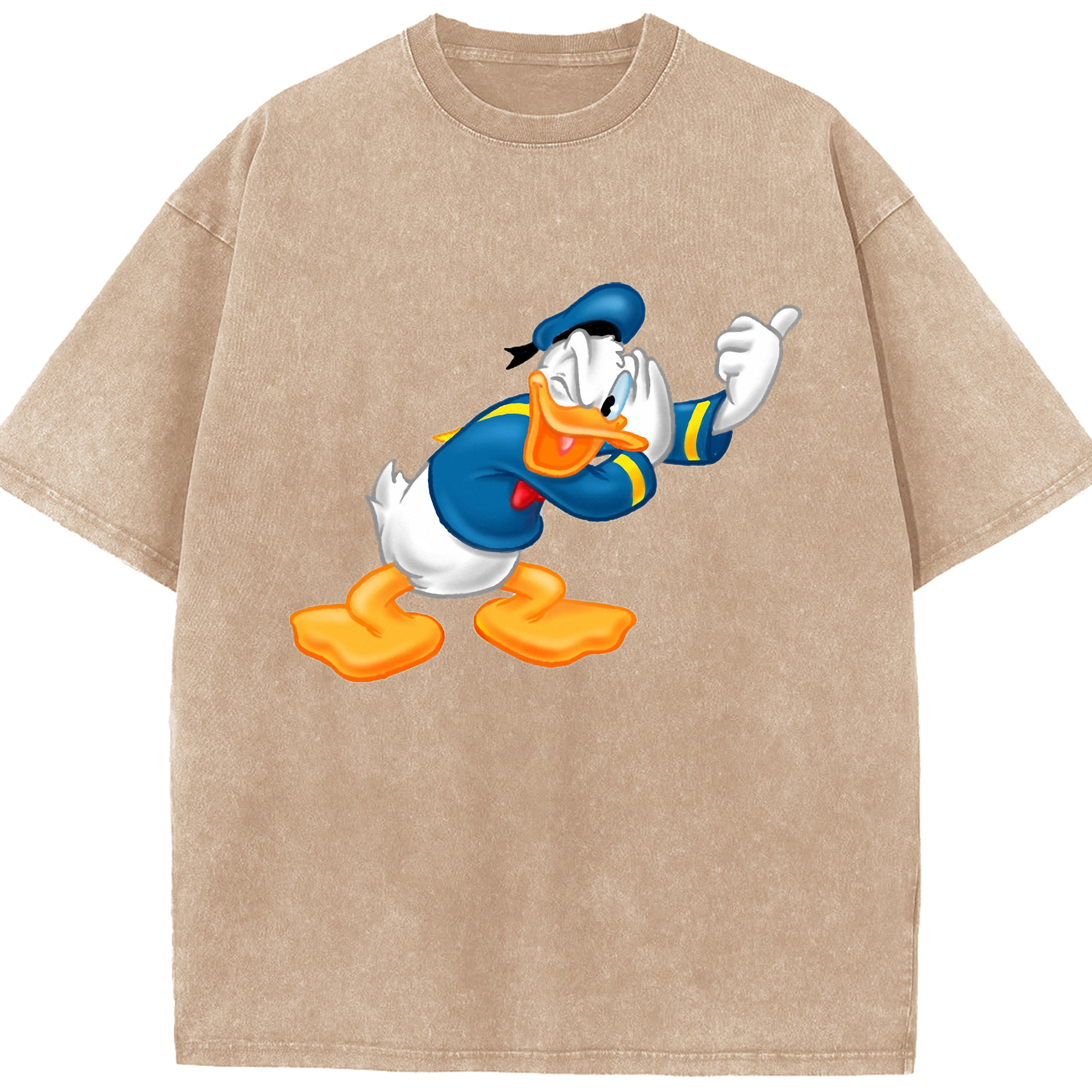 （画像用） ミッキーマウス Mickey Mouse 綿100% ヴィンテージ風 半袖Tシャツ（フロントプリント）