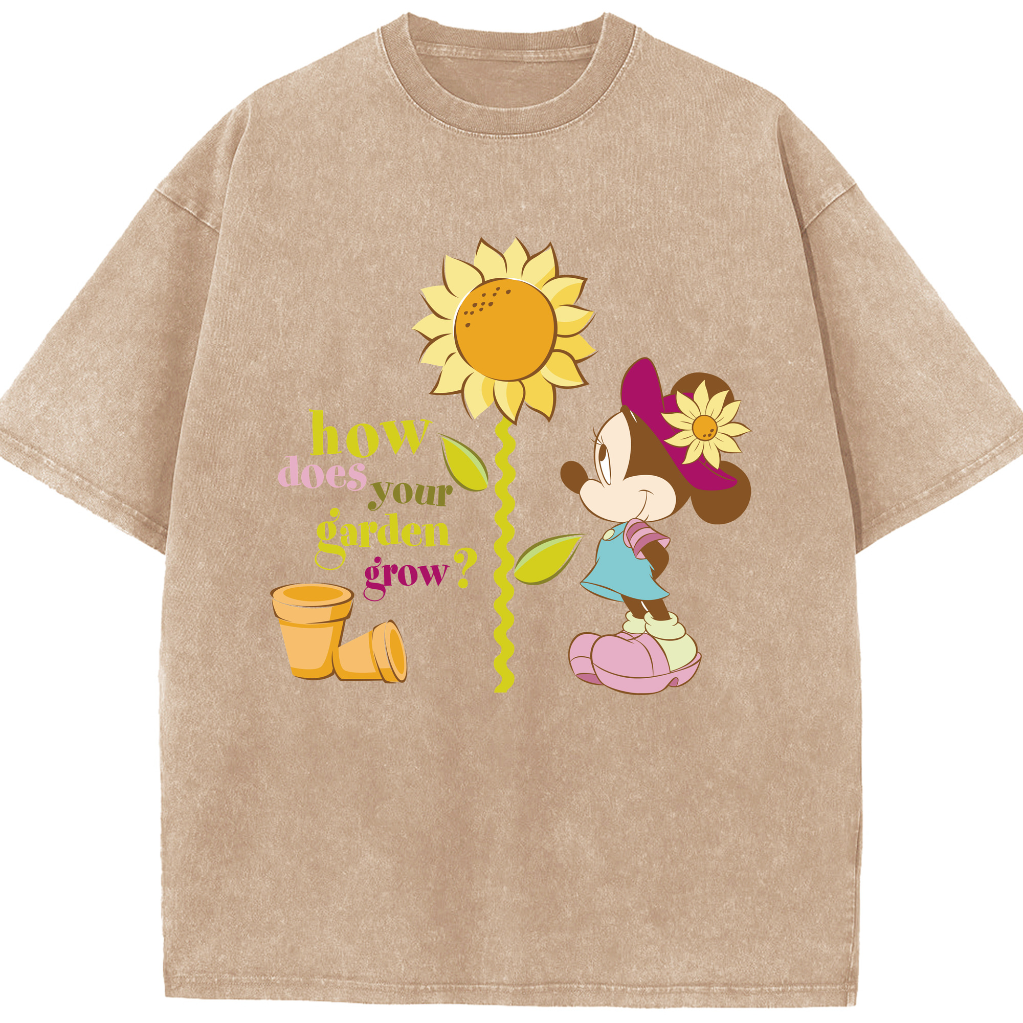 （画像用） ミッキーマウス Mickey Mouse 綿100% ヴィンテージ風 半袖Tシャツ（フロントプリント）