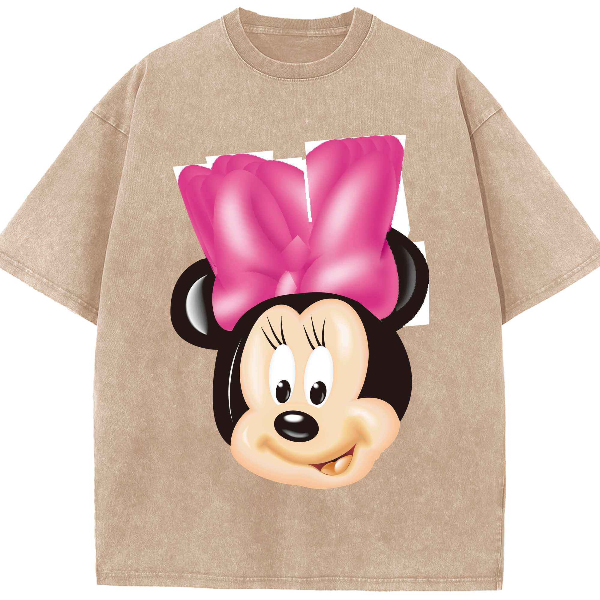 ミッキーマウス Mickey Mouse 綿100% ヴィンテージ風 半袖Tシャツ（フロントプリント）