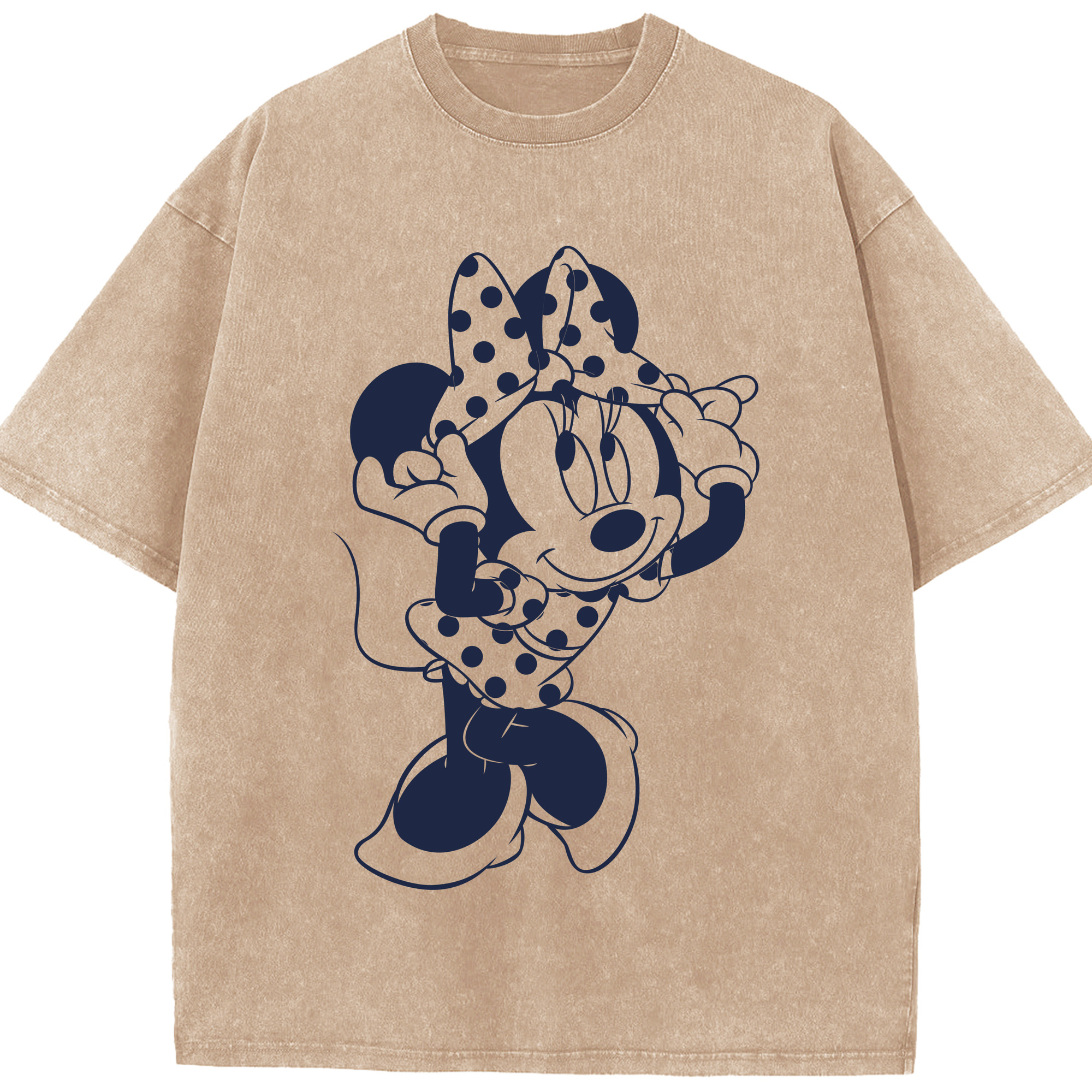 （画像用） ミッキーマウス Mickey Mouse 綿100% ヴィンテージ風 半袖Tシャツ（フロントプリント）