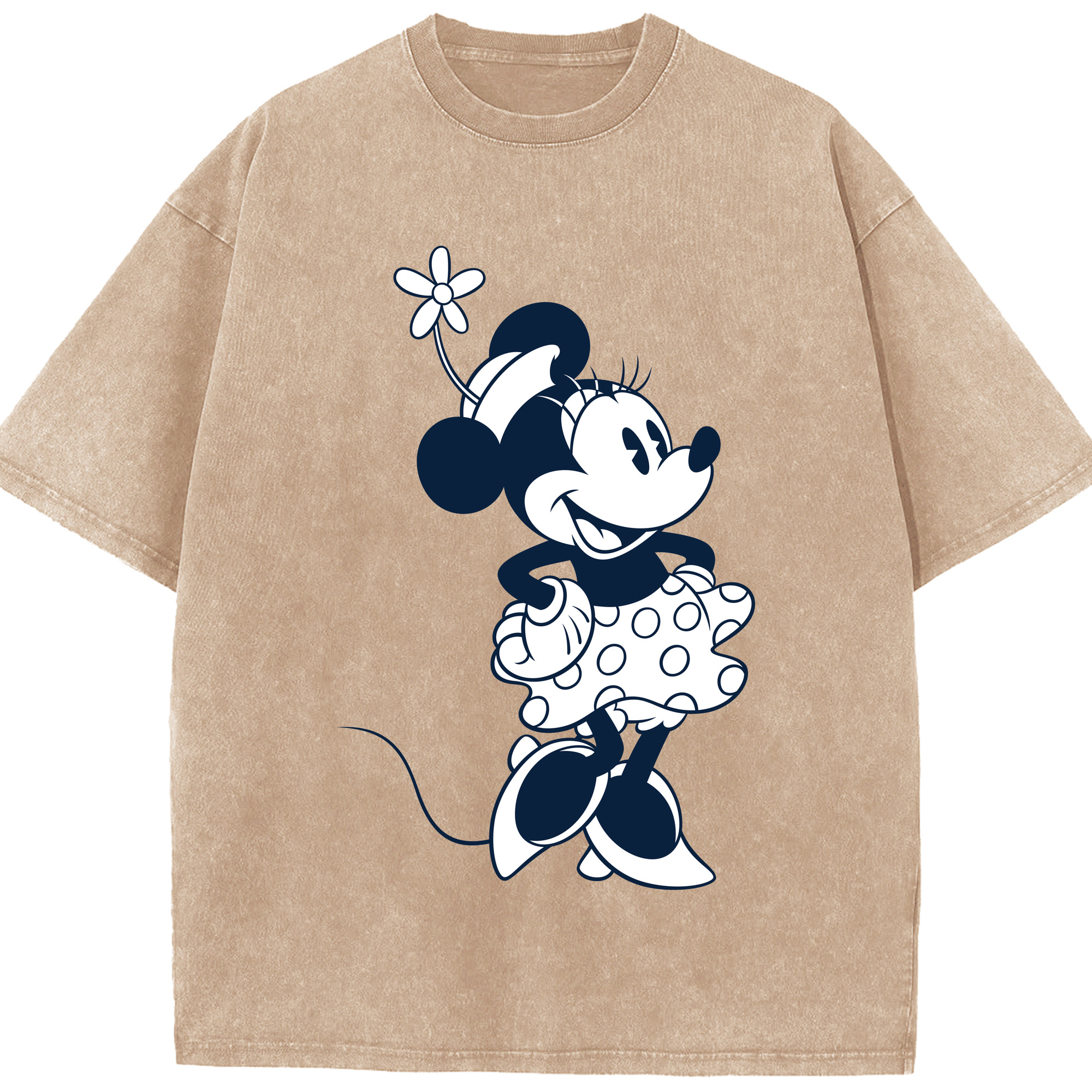 （画像用） ミッキーマウス Mickey Mouse 綿100% ヴィンテージ風 半袖Tシャツ（フロントプリント）