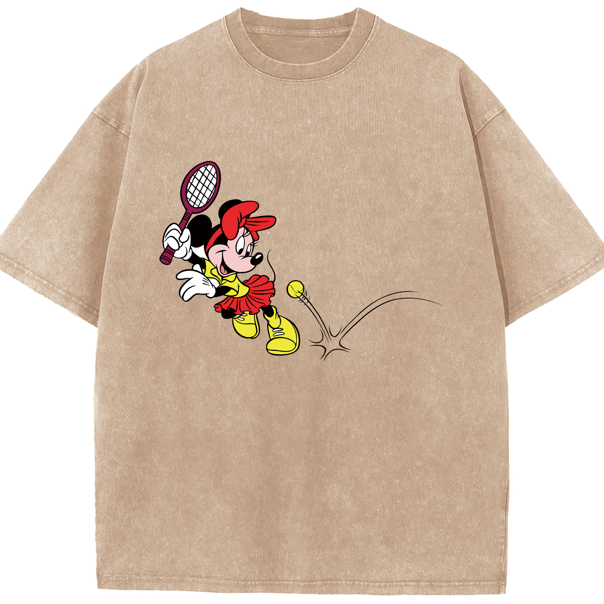 （画像用） ミッキーマウス Mickey Mouse 綿100% ヴィンテージ風 半袖Tシャツ（フロントプリント）