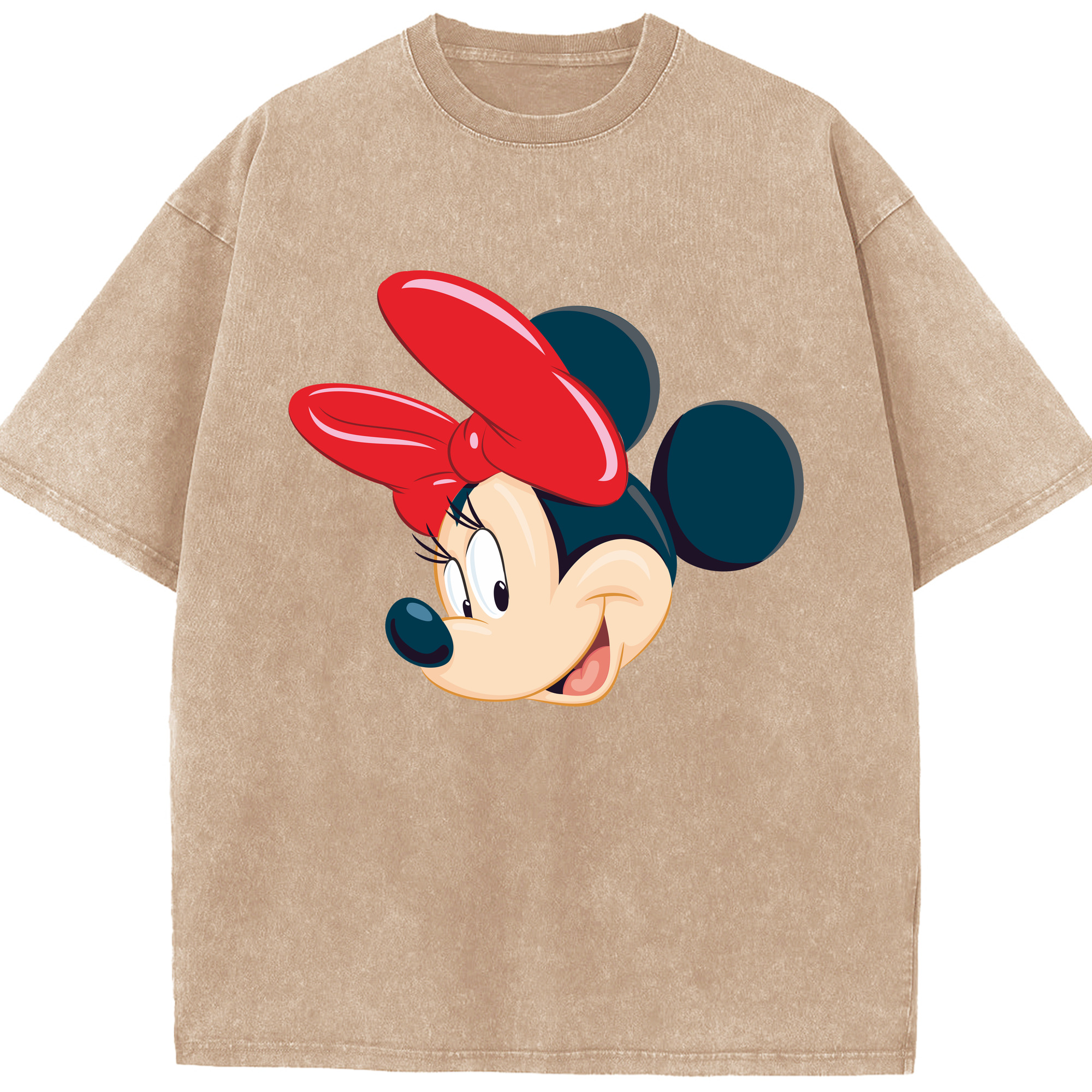 （画像用） ミッキーマウス Mickey Mouse 綿100% ヴィンテージ風 半袖Tシャツ（フロントプリント）