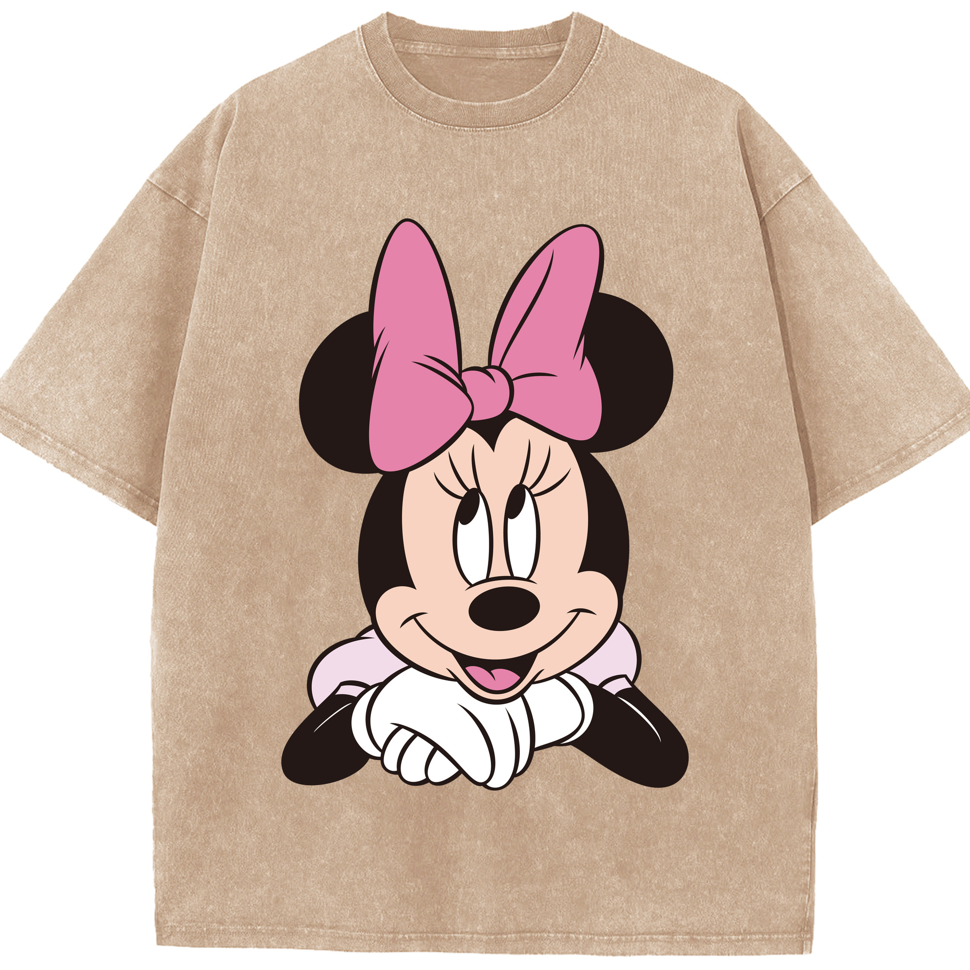 （画像用） ミッキーマウス Mickey Mouse 綿100% ヴィンテージ風 半袖Tシャツ（フロントプリント）