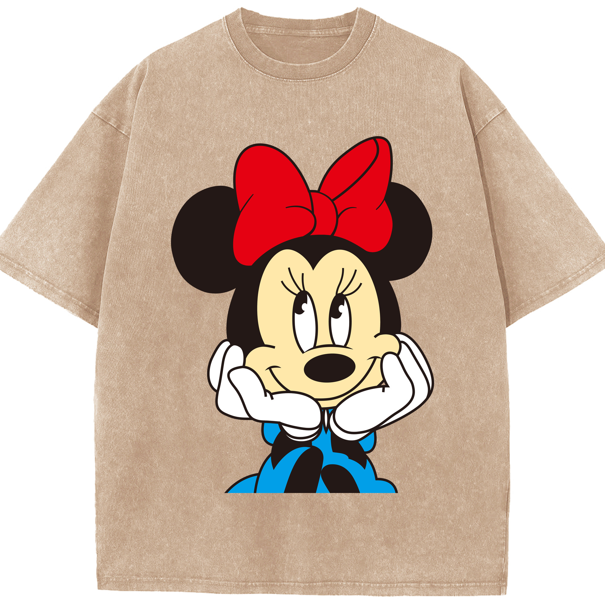 ミッキーマウス Mickey Mouse 綿100% ヴィンテージ風 半袖Tシャツ（フロントプリント）