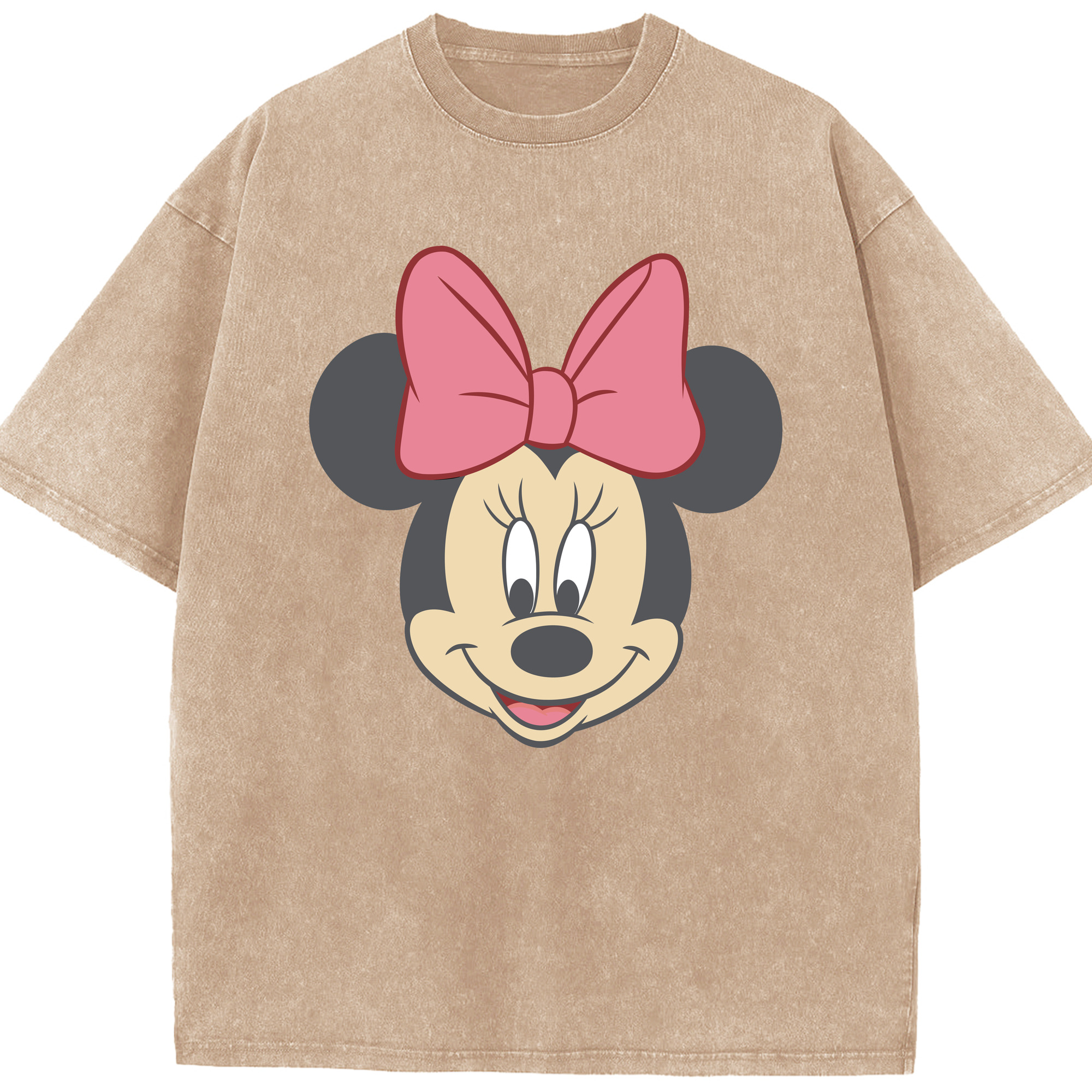 （画像用） ミッキーマウス Mickey Mouse 綿100% ヴィンテージ風 半袖Tシャツ（フロントプリント）
