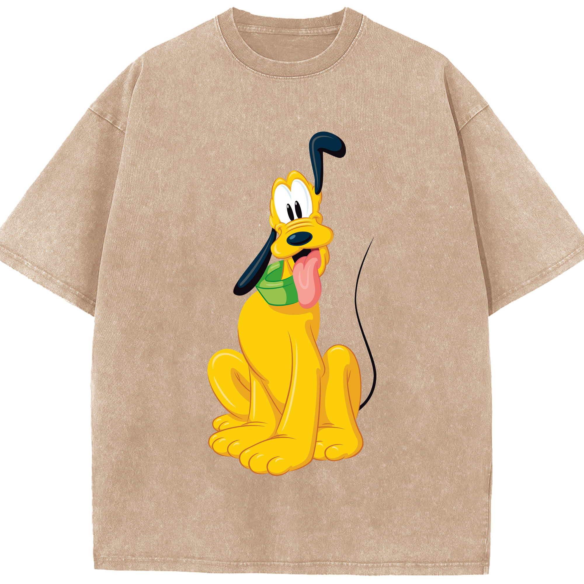 （画像用） ミッキーマウス Mickey Mouse 綿100% ヴィンテージ風 半袖Tシャツ（フロントプリント）