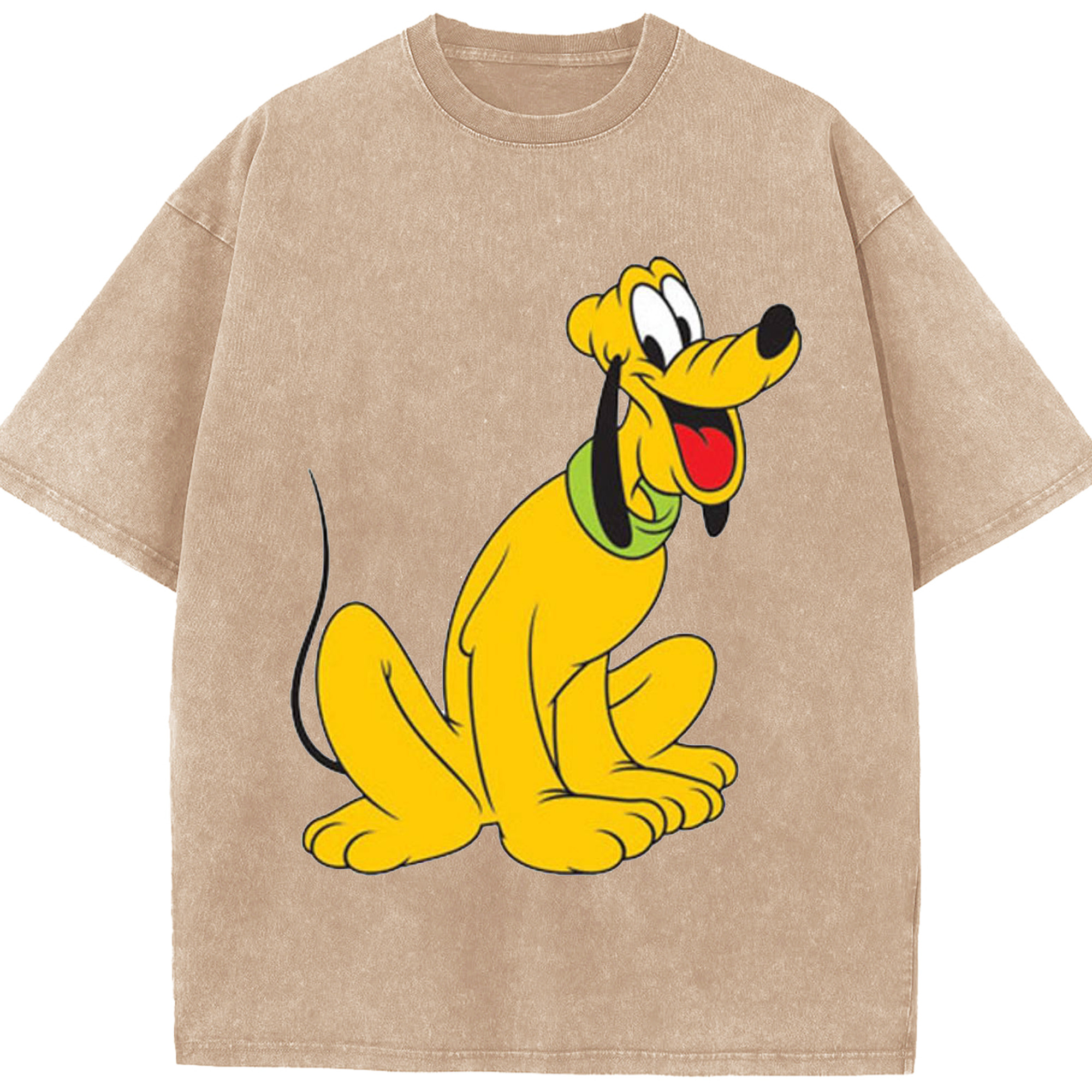（画像用） ミッキーマウス Mickey Mouse 綿100% ヴィンテージ風 半袖Tシャツ（フロントプリント）