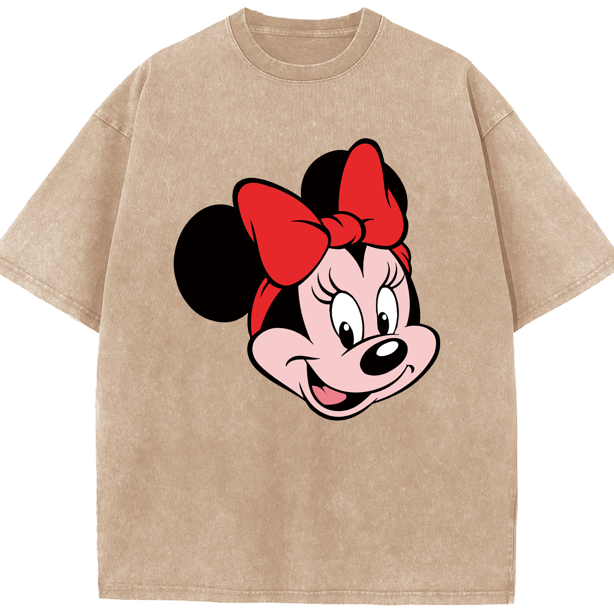 （画像用） ミッキーマウス Mickey Mouse 綿100% ヴィンテージ風 半袖Tシャツ（フロントプリント）