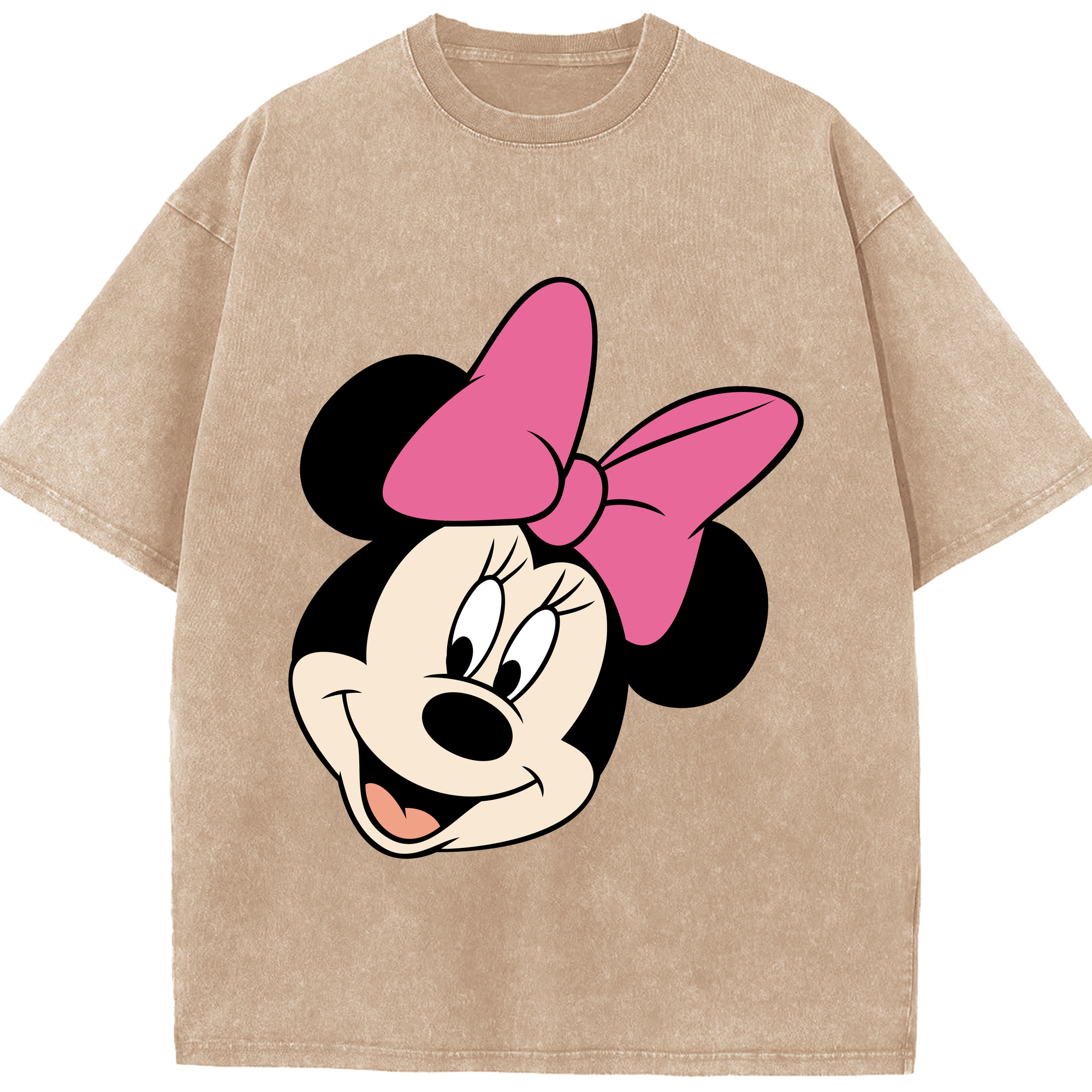 （画像用） ミッキーマウス Mickey Mouse 綿100% ヴィンテージ風 半袖Tシャツ（フロントプリント）