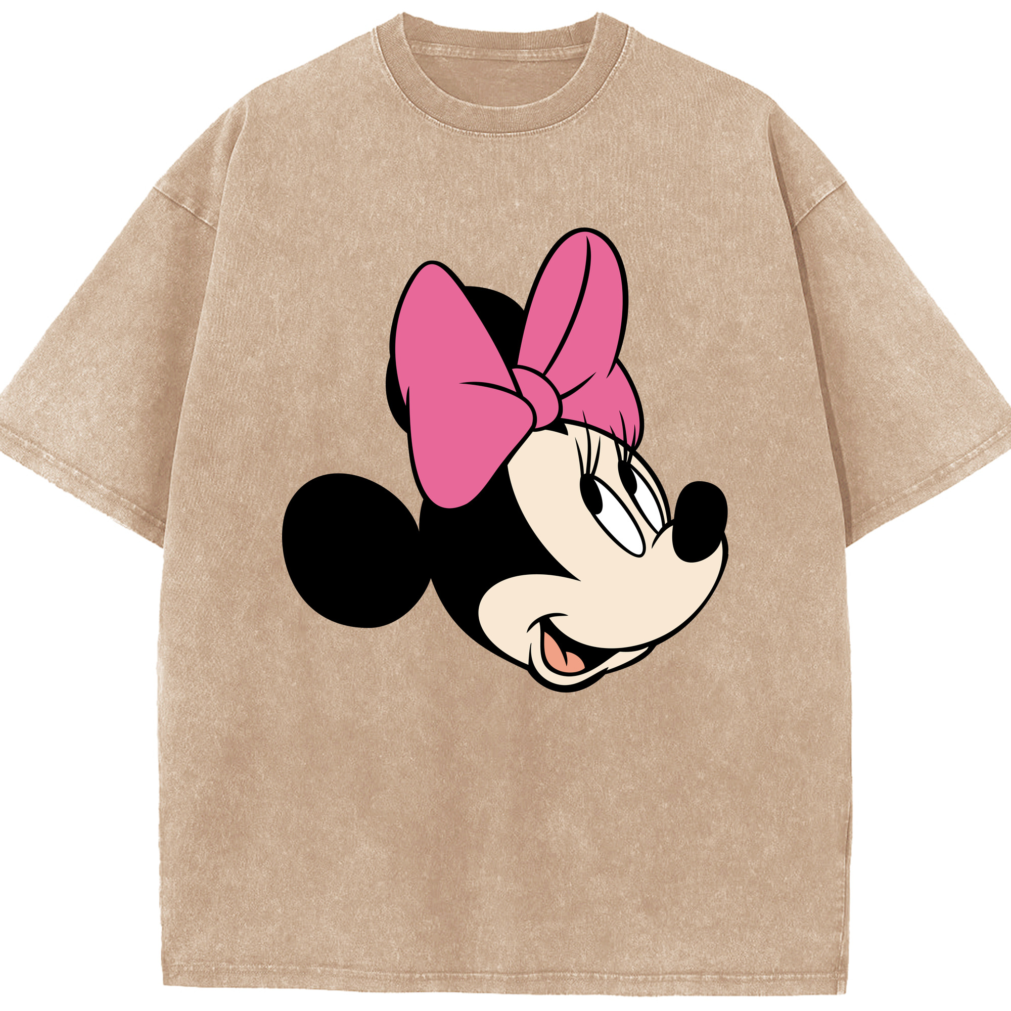 （画像用） ミッキーマウス Mickey Mouse 綿100% ヴィンテージ風 半袖Tシャツ（フロントプリント）