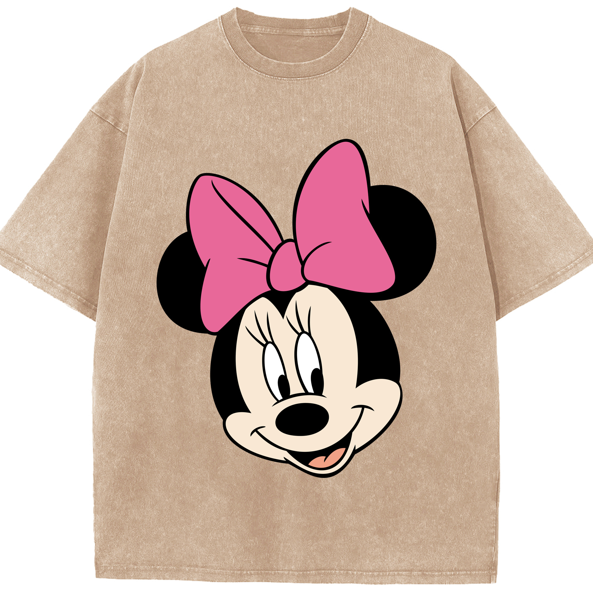 （画像用） ミッキーマウス Mickey Mouse 綿100% ヴィンテージ風 半袖Tシャツ（フロントプリント）