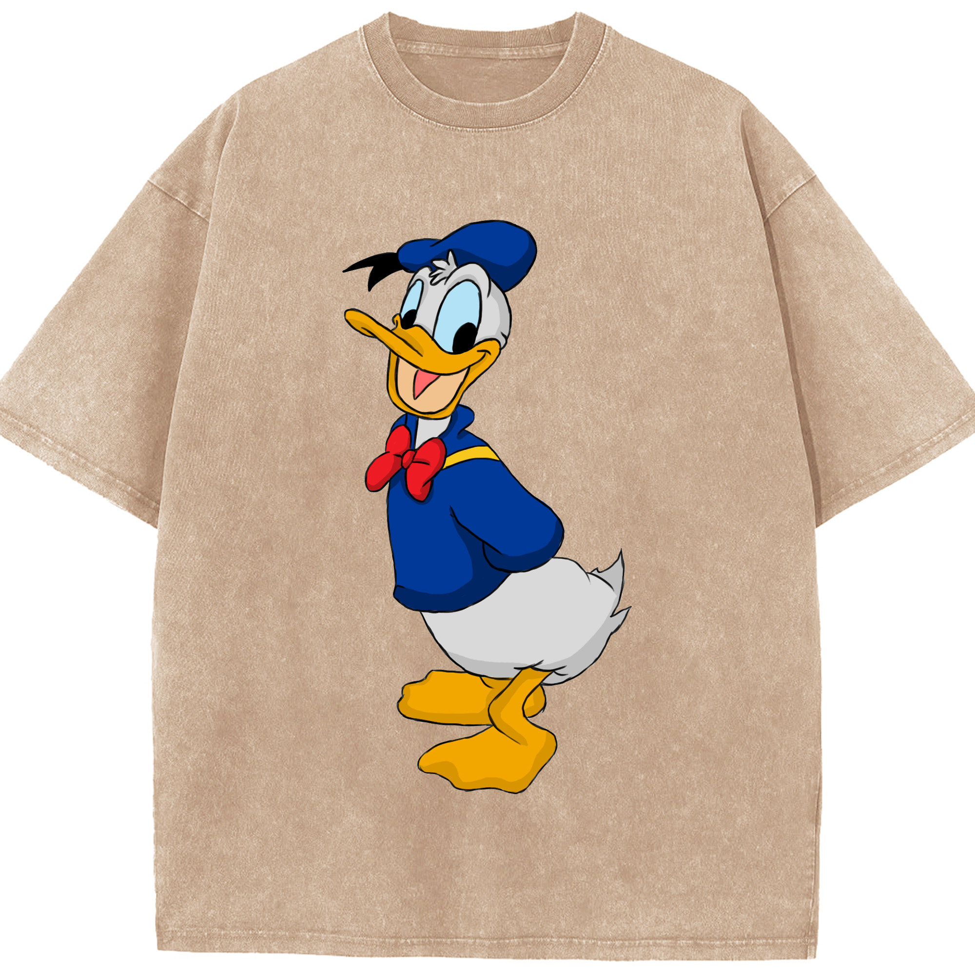 （画像用） ミッキーマウス Mickey Mouse 綿100% ヴィンテージ風 半袖Tシャツ（フロントプリント）