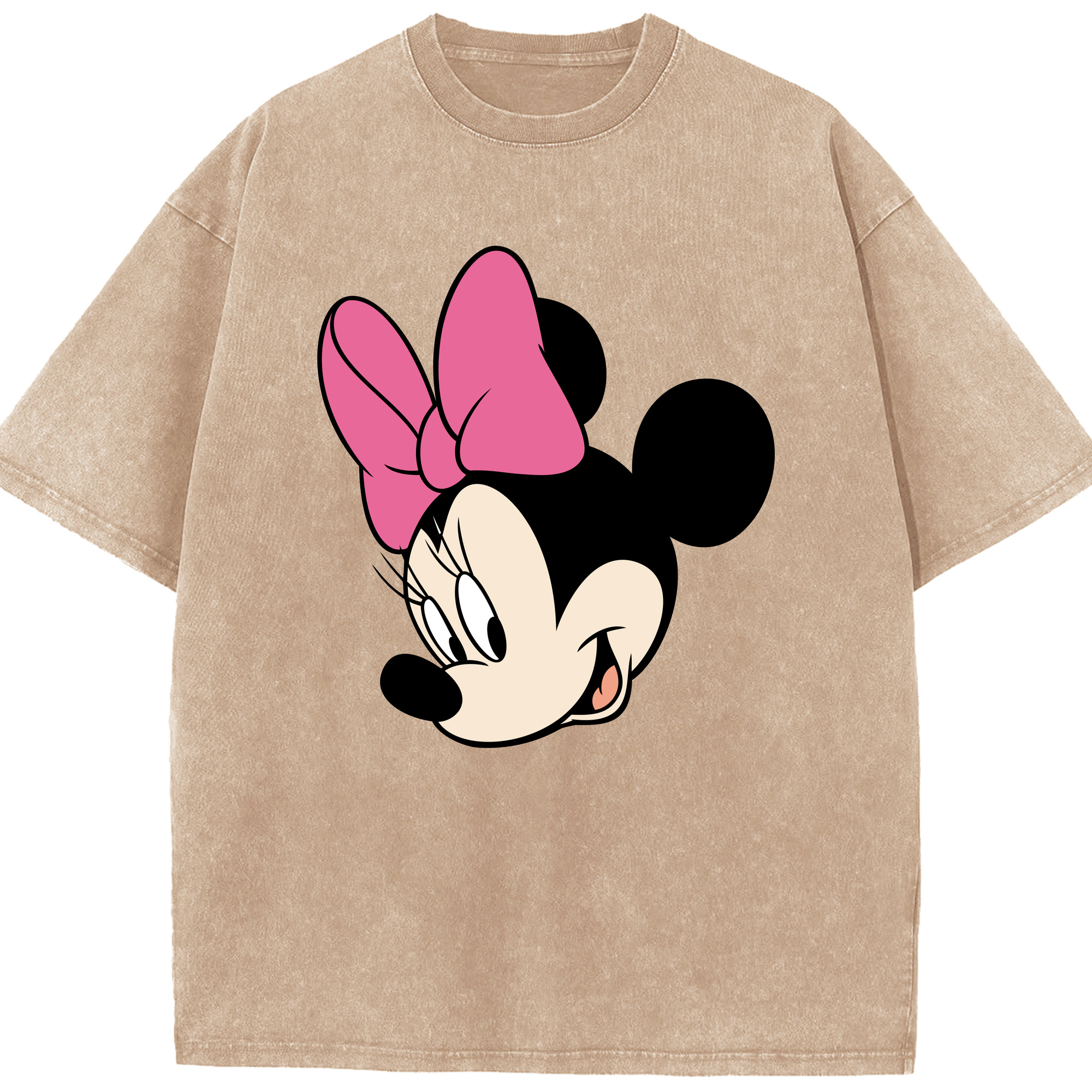 （画像用） ミッキーマウス Mickey Mouse 綿100% ヴィンテージ風 半袖Tシャツ（フロントプリント）