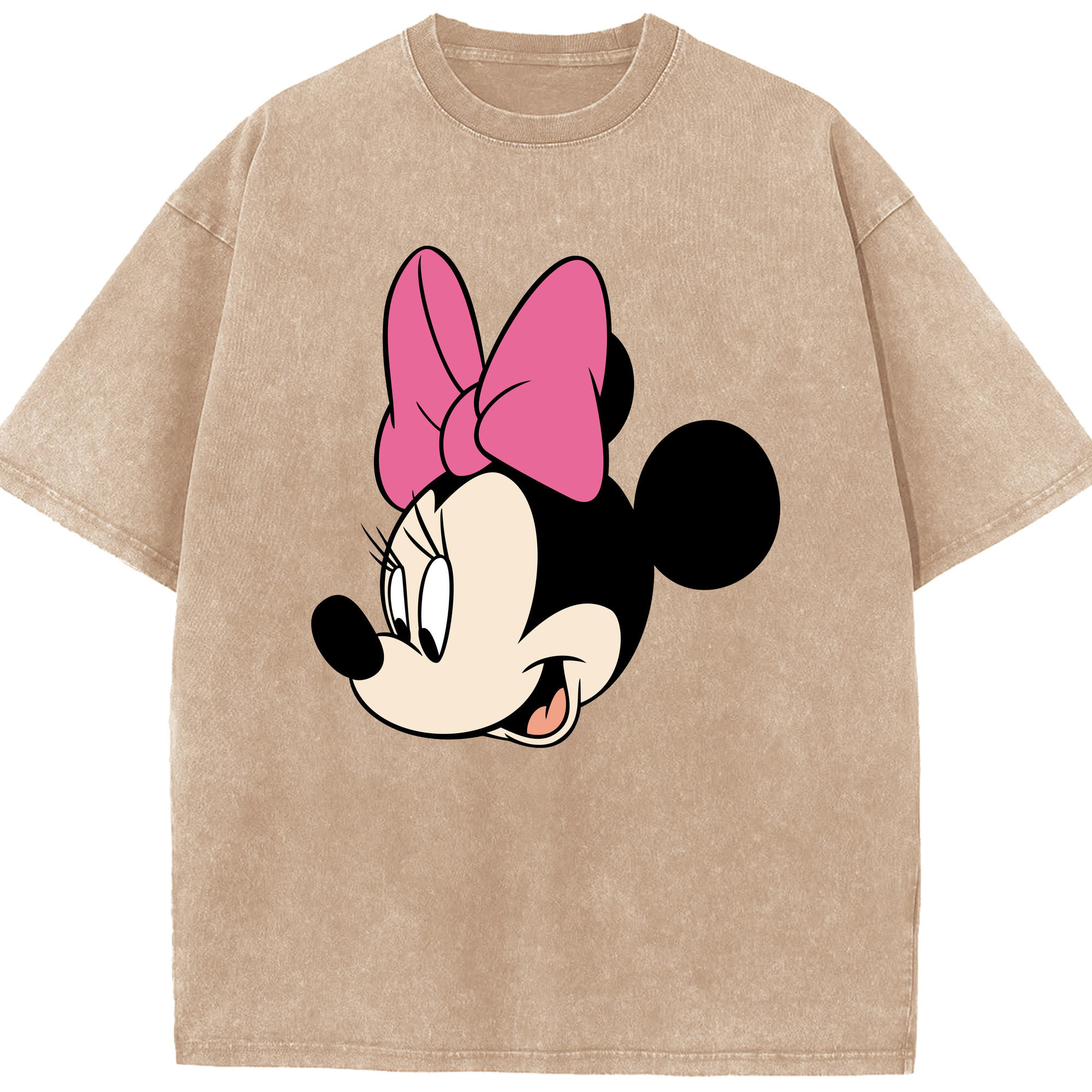 （画像用） ミッキーマウス Mickey Mouse 綿100% ヴィンテージ風 半袖Tシャツ（フロントプリント）