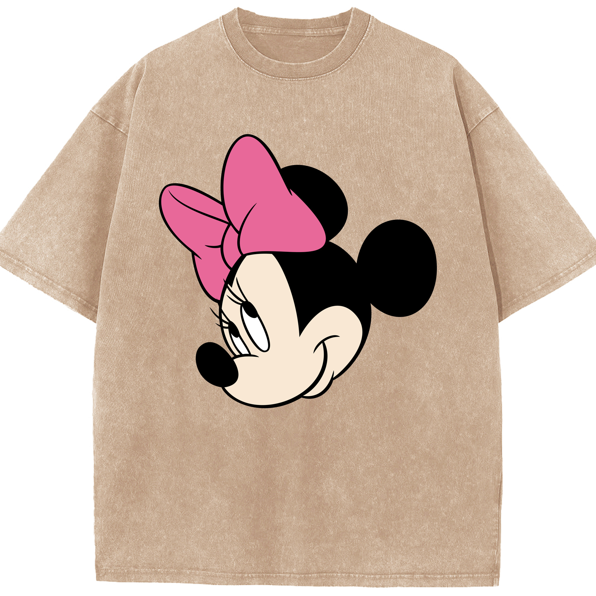（画像用） ミッキーマウス Mickey Mouse 綿100% ヴィンテージ風 半袖Tシャツ（フロントプリント）