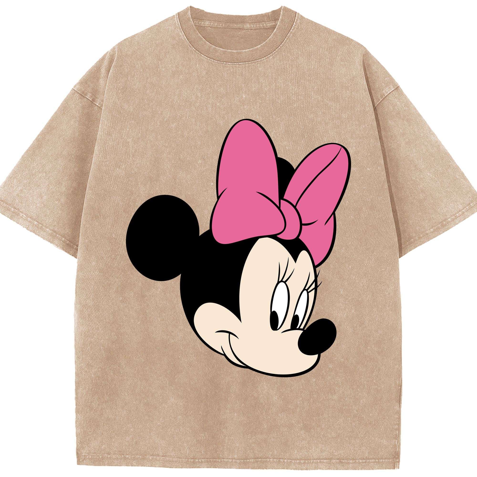 （画像用） ミッキーマウス Mickey Mouse 綿100% ヴィンテージ風 半袖Tシャツ（フロントプリント）