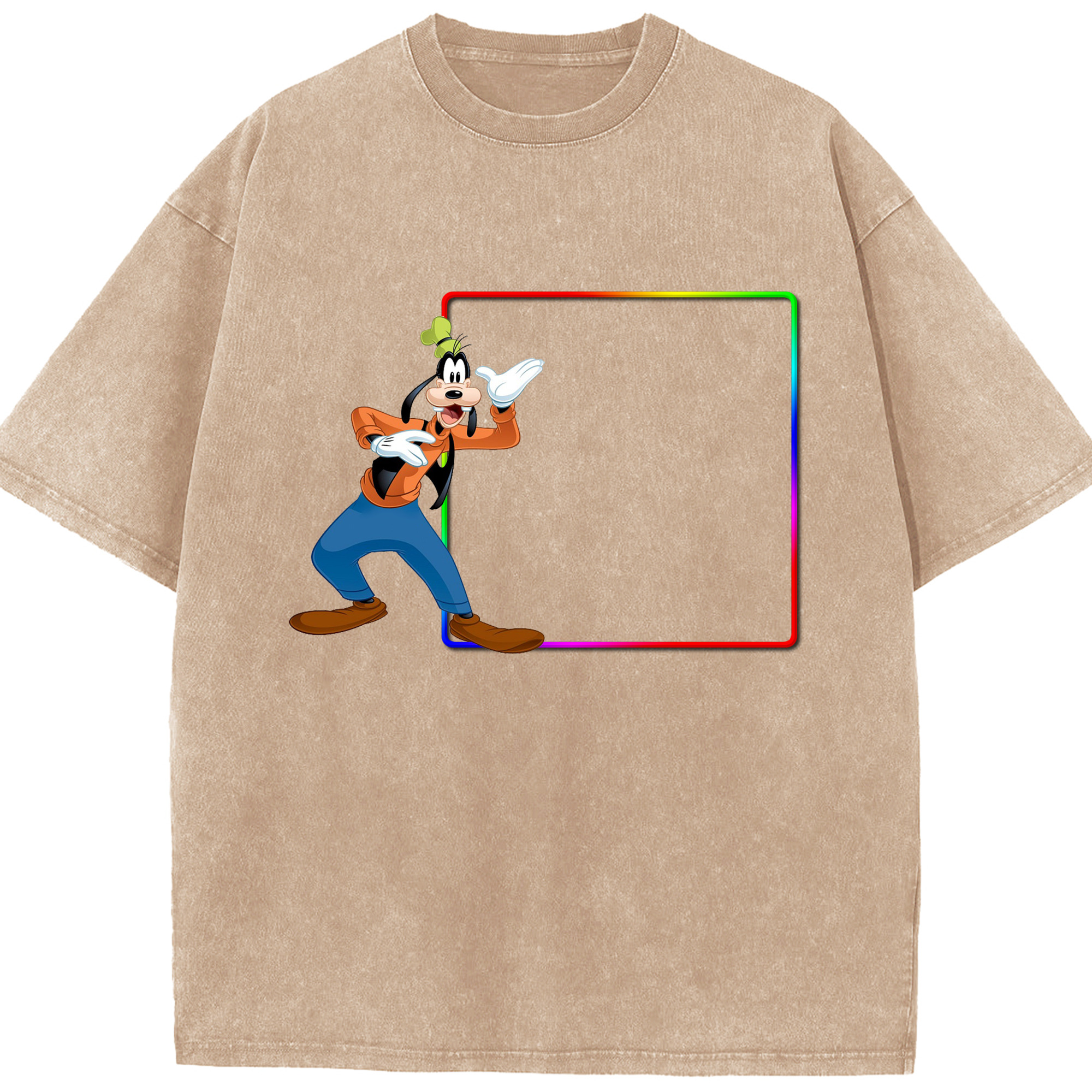 （画像用） ミッキーマウス Mickey Mouse 綿100% ヴィンテージ風 半袖Tシャツ（フロントプリント）