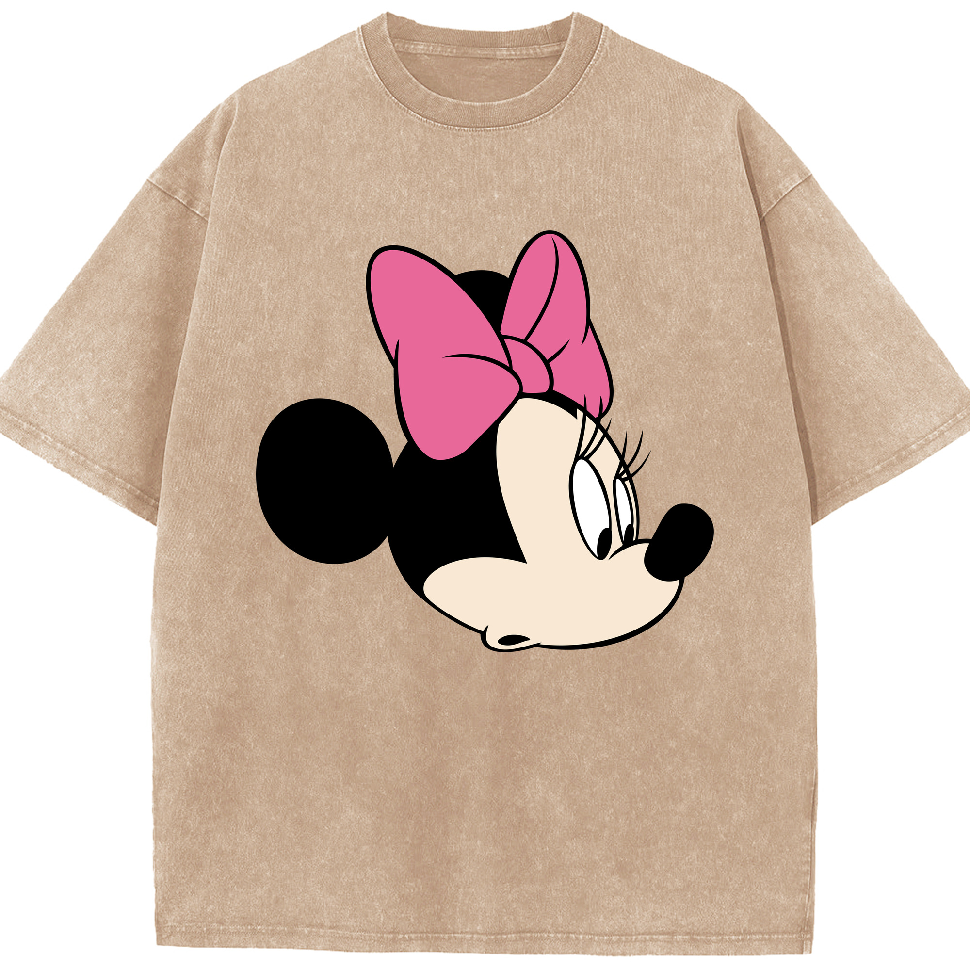 （画像用） ミッキーマウス Mickey Mouse 綿100% ヴィンテージ風 半袖Tシャツ（フロントプリント）
