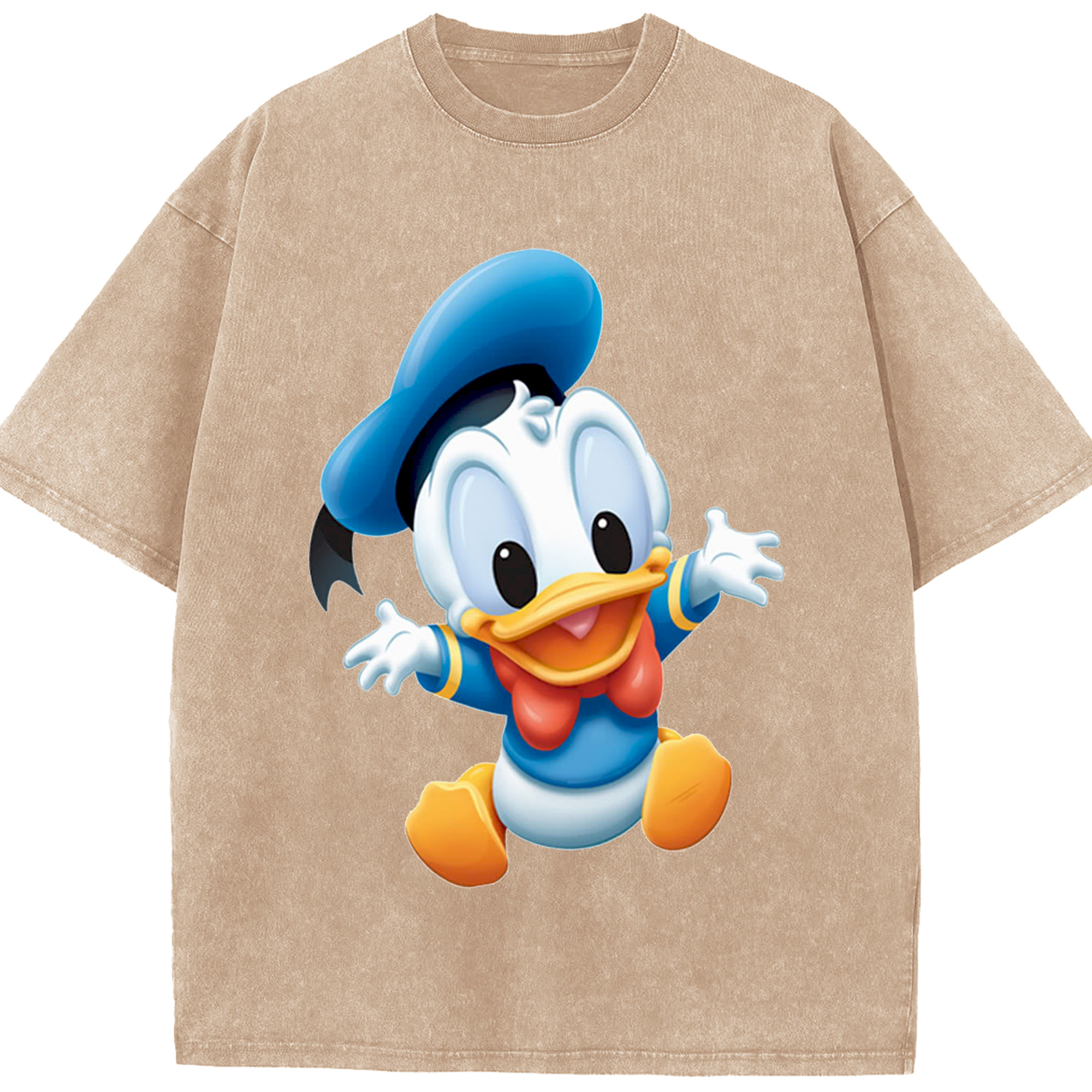 （画像用） ミッキーマウス Mickey Mouse 綿100% ヴィンテージ風 半袖Tシャツ（フロントプリント）