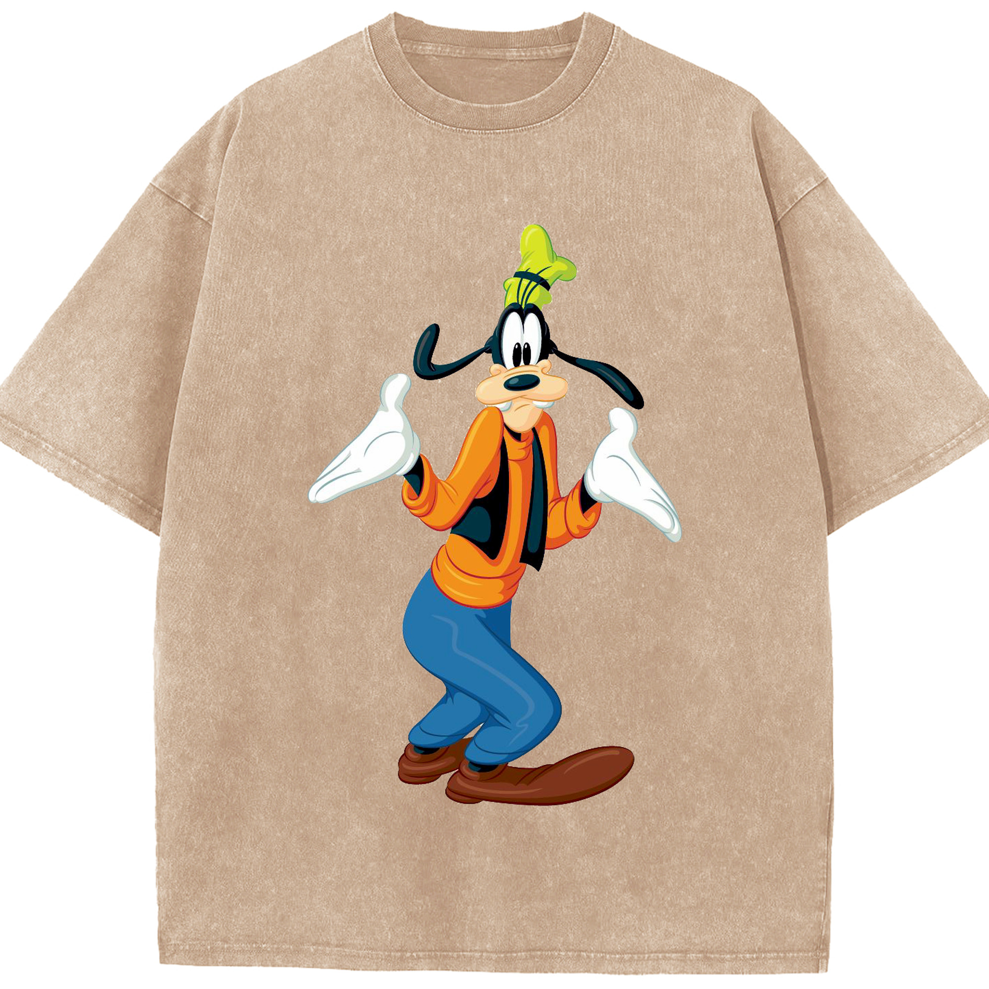 （画像用） ミッキーマウス Mickey Mouse 綿100% ヴィンテージ風 半袖Tシャツ（フロントプリント）