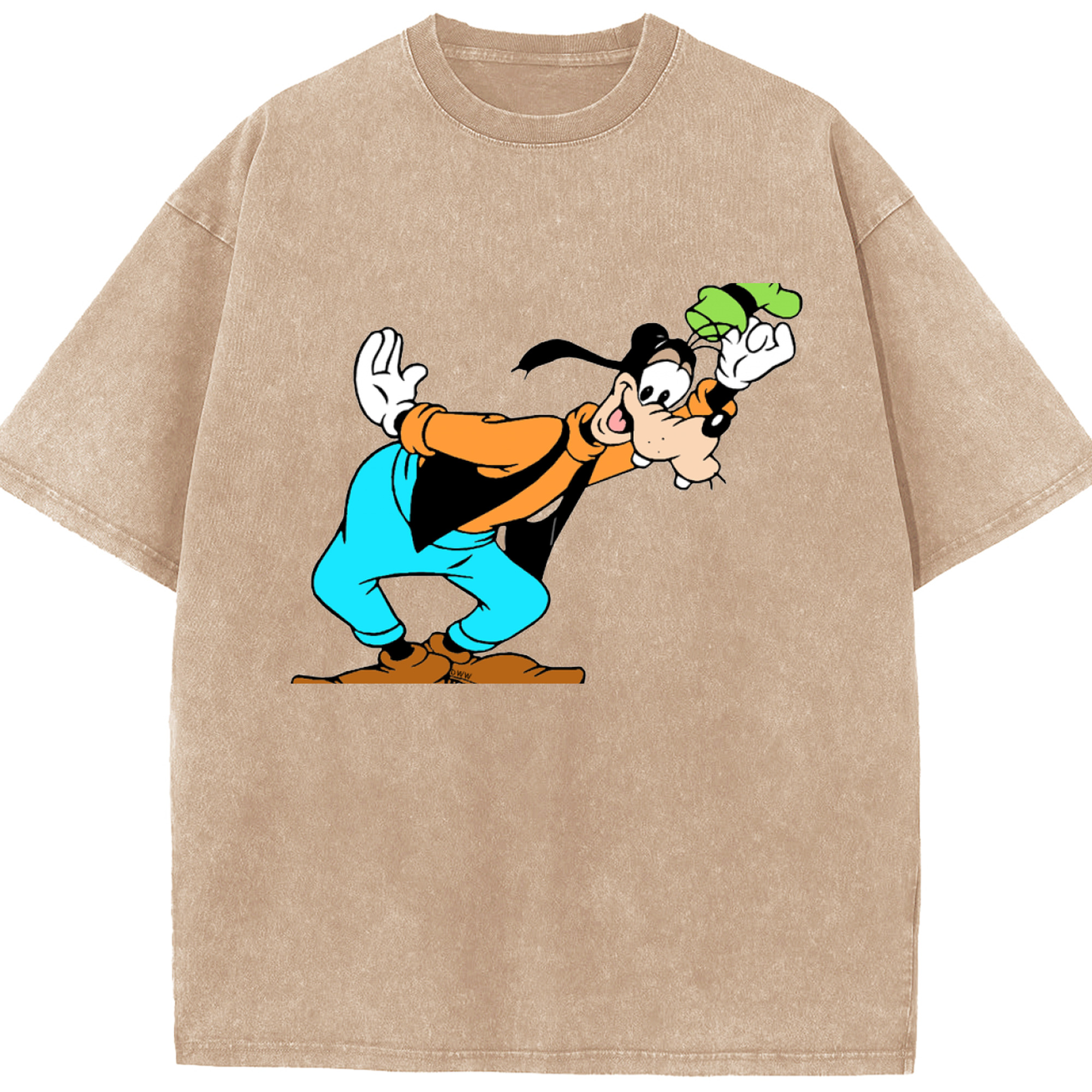 （画像用） ミッキーマウス Mickey Mouse 綿100% ヴィンテージ風 半袖Tシャツ（フロントプリント）