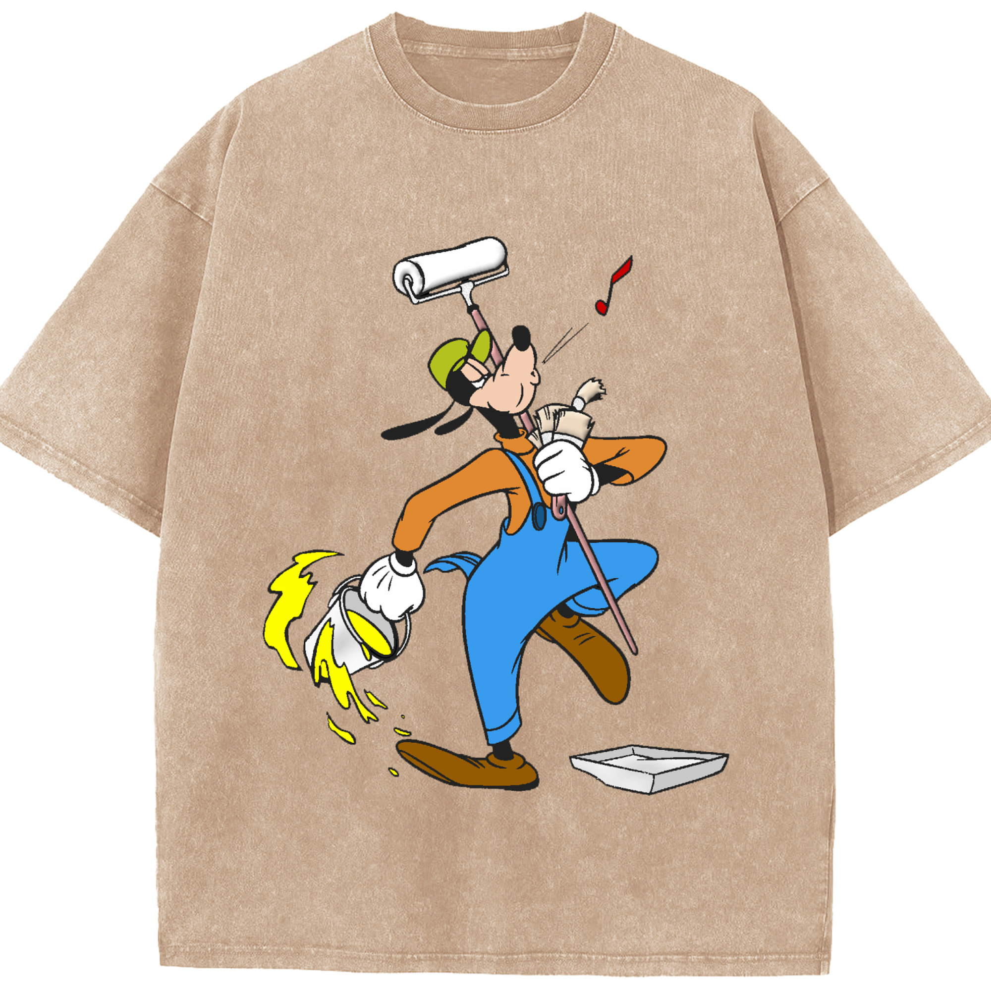 （画像用） ミッキーマウス Mickey Mouse 綿100% ヴィンテージ風 半袖Tシャツ（フロントプリント）