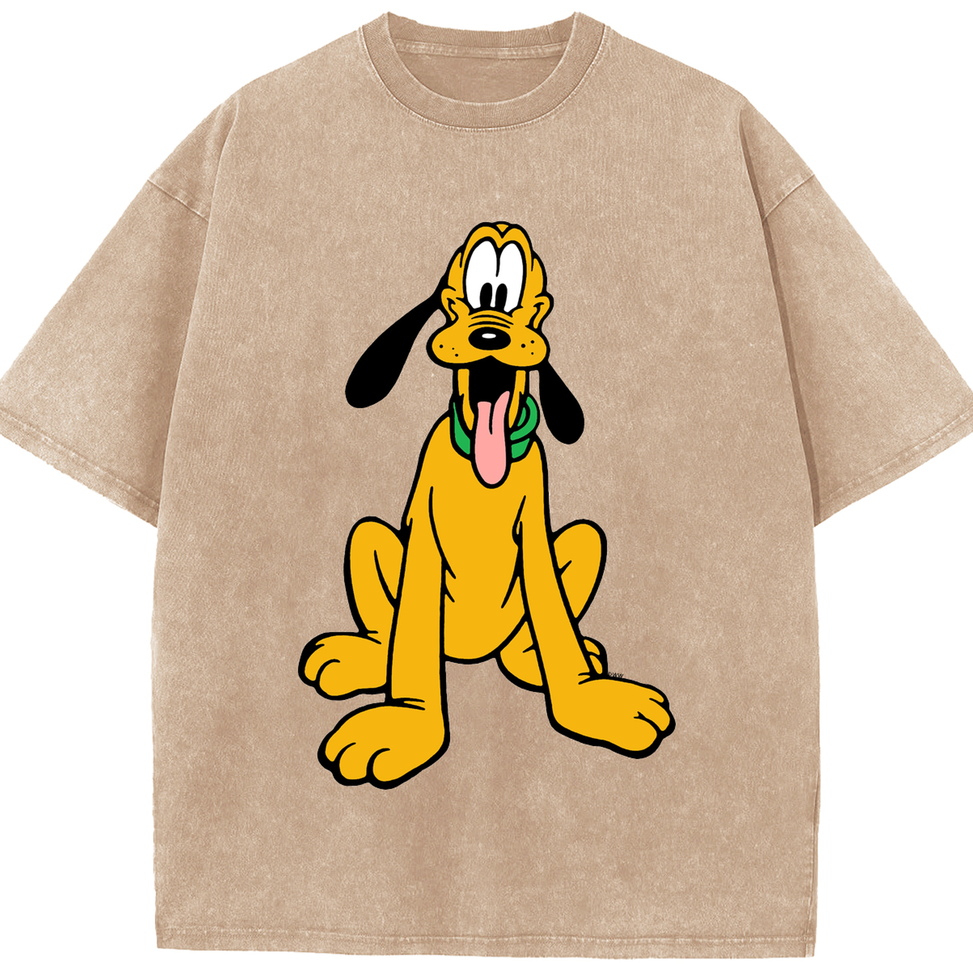 （画像用） ミッキーマウス Mickey Mouse 綿100% ヴィンテージ風 半袖Tシャツ（フロントプリント）