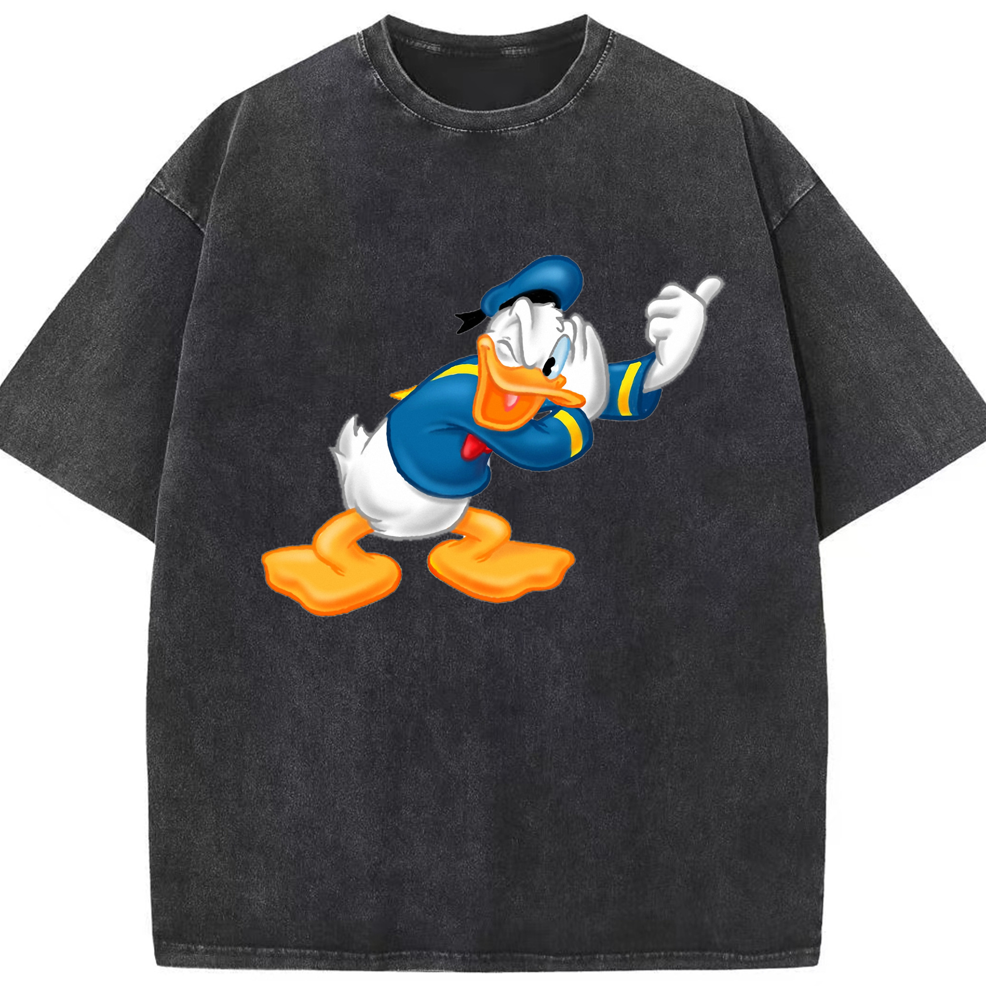 （画像用） ミッキーマウス Mickey Mouse 綿100% ヴィンテージ風 半袖Tシャツ（フロントプリント）