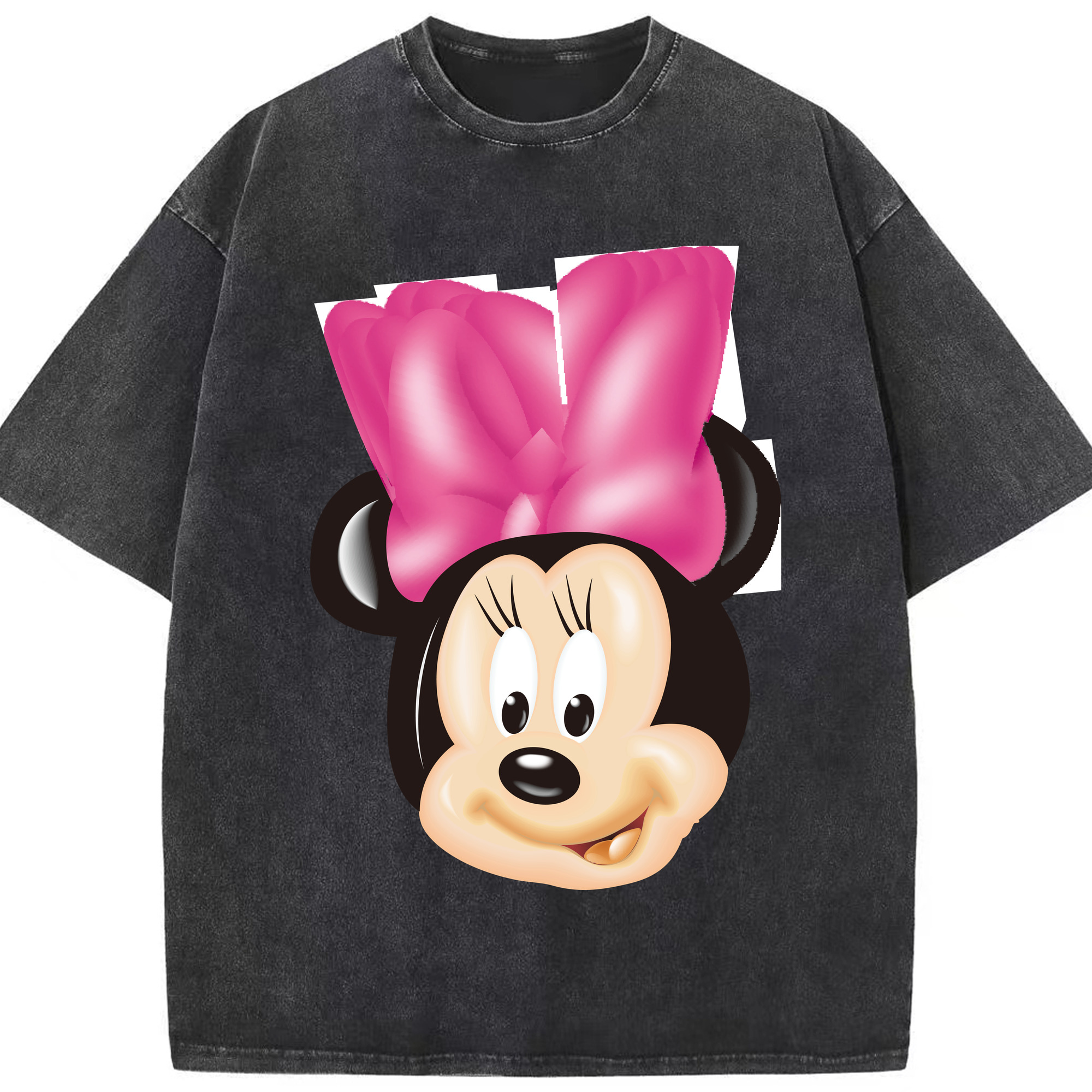 （画像用） ミッキーマウス Mickey Mouse 綿100% ヴィンテージ風 半袖Tシャツ（フロントプリント）