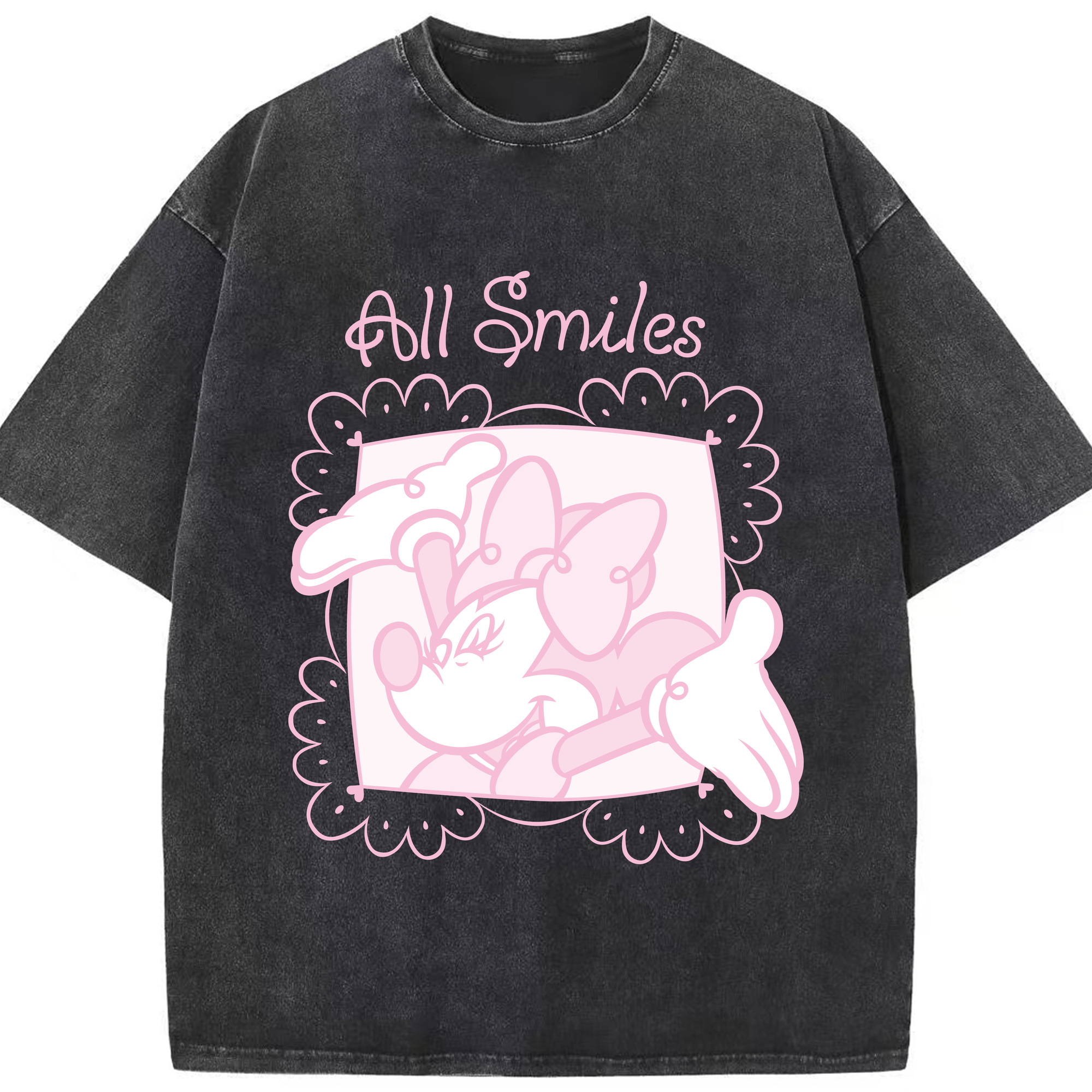 （画像用） ミッキーマウス Mickey Mouse 綿100% ヴィンテージ風 半袖Tシャツ（フロントプリント）