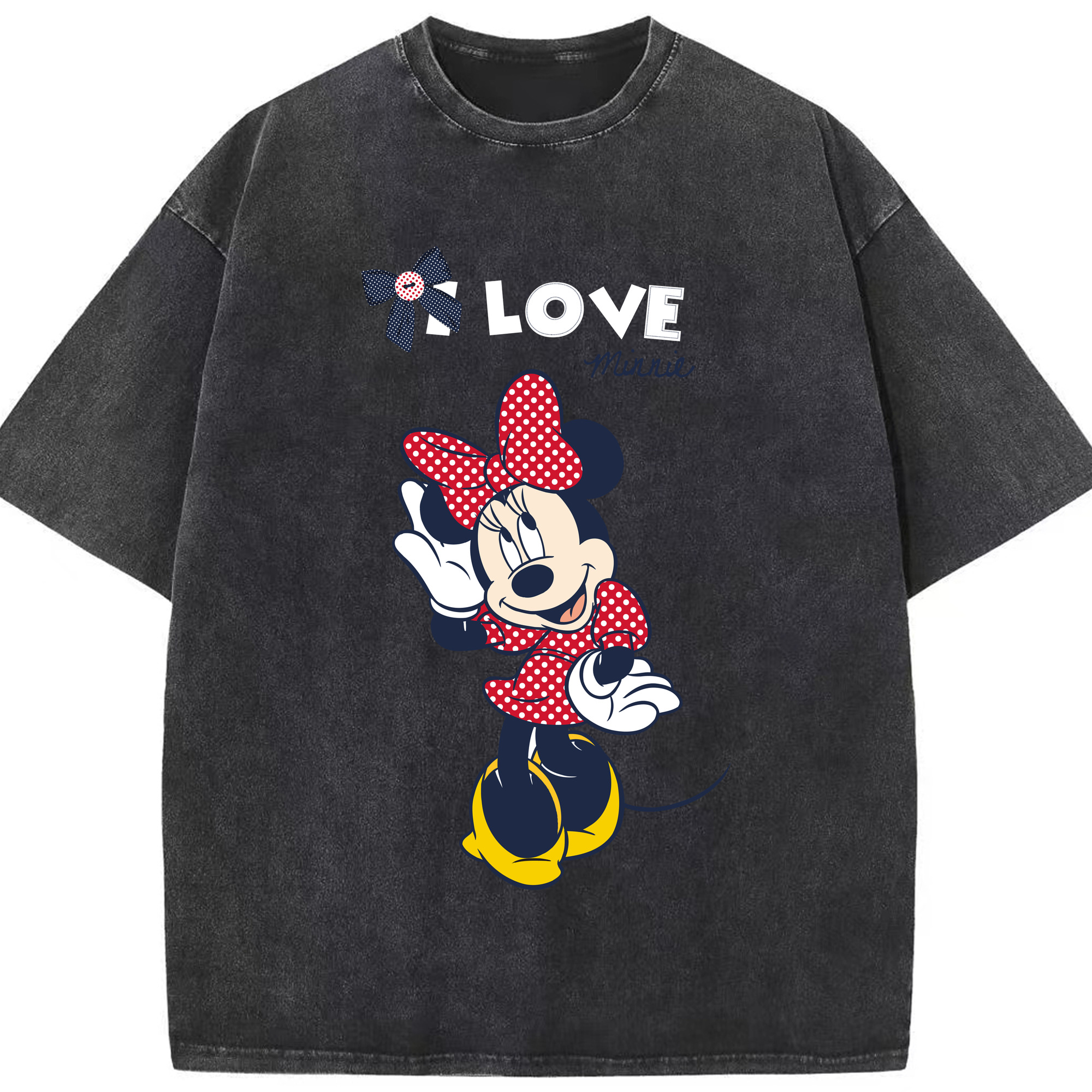 （画像用） ミッキーマウス Mickey Mouse 綿100% ヴィンテージ風 半袖Tシャツ（フロントプリント）