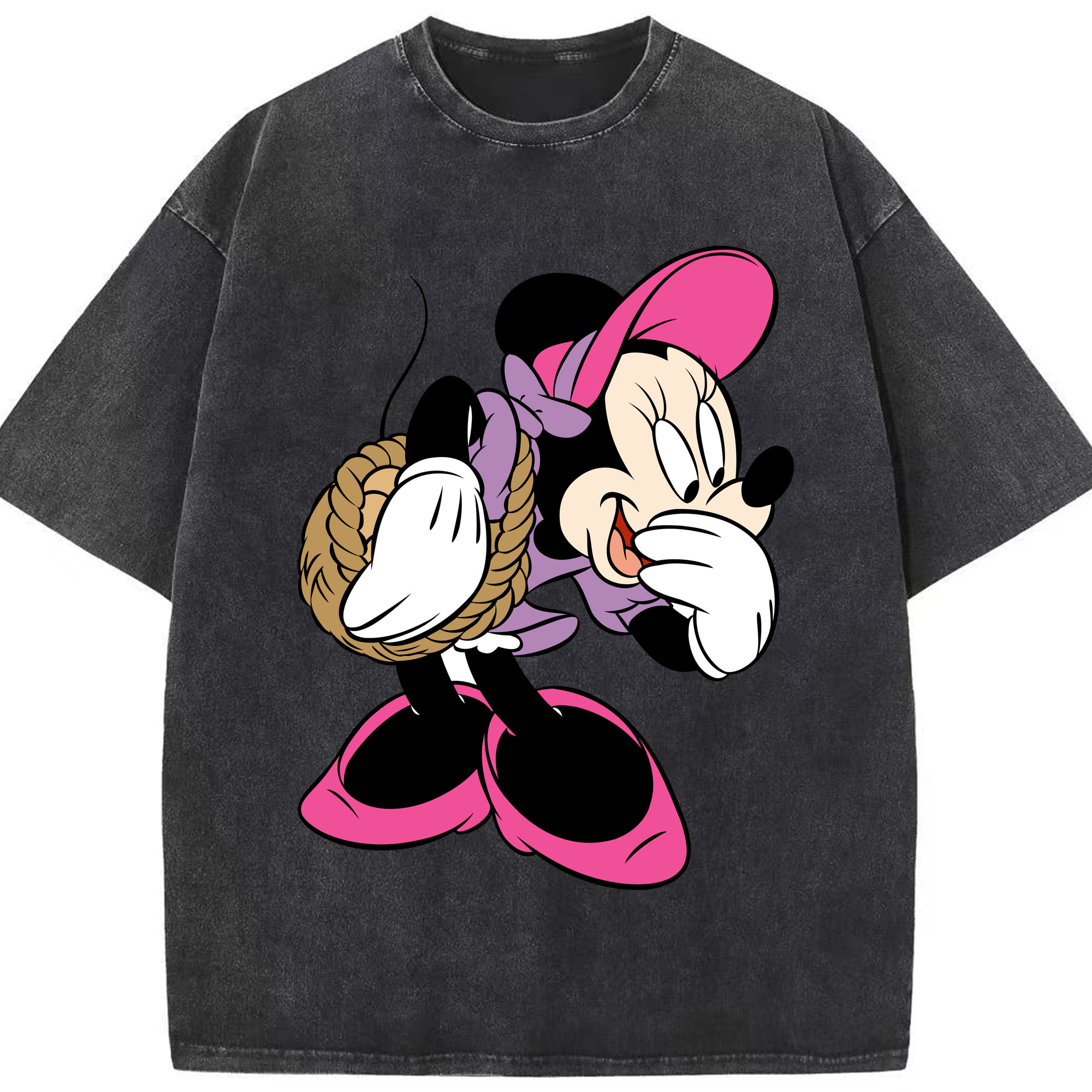 （画像用） ミッキーマウス Mickey Mouse 綿100% ヴィンテージ風 半袖Tシャツ（フロントプリント）