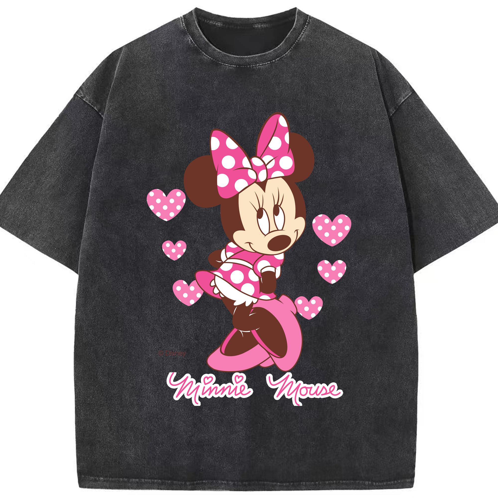 （画像用） ミッキーマウス Mickey Mouse 綿100% ヴィンテージ風 半袖Tシャツ（フロントプリント）