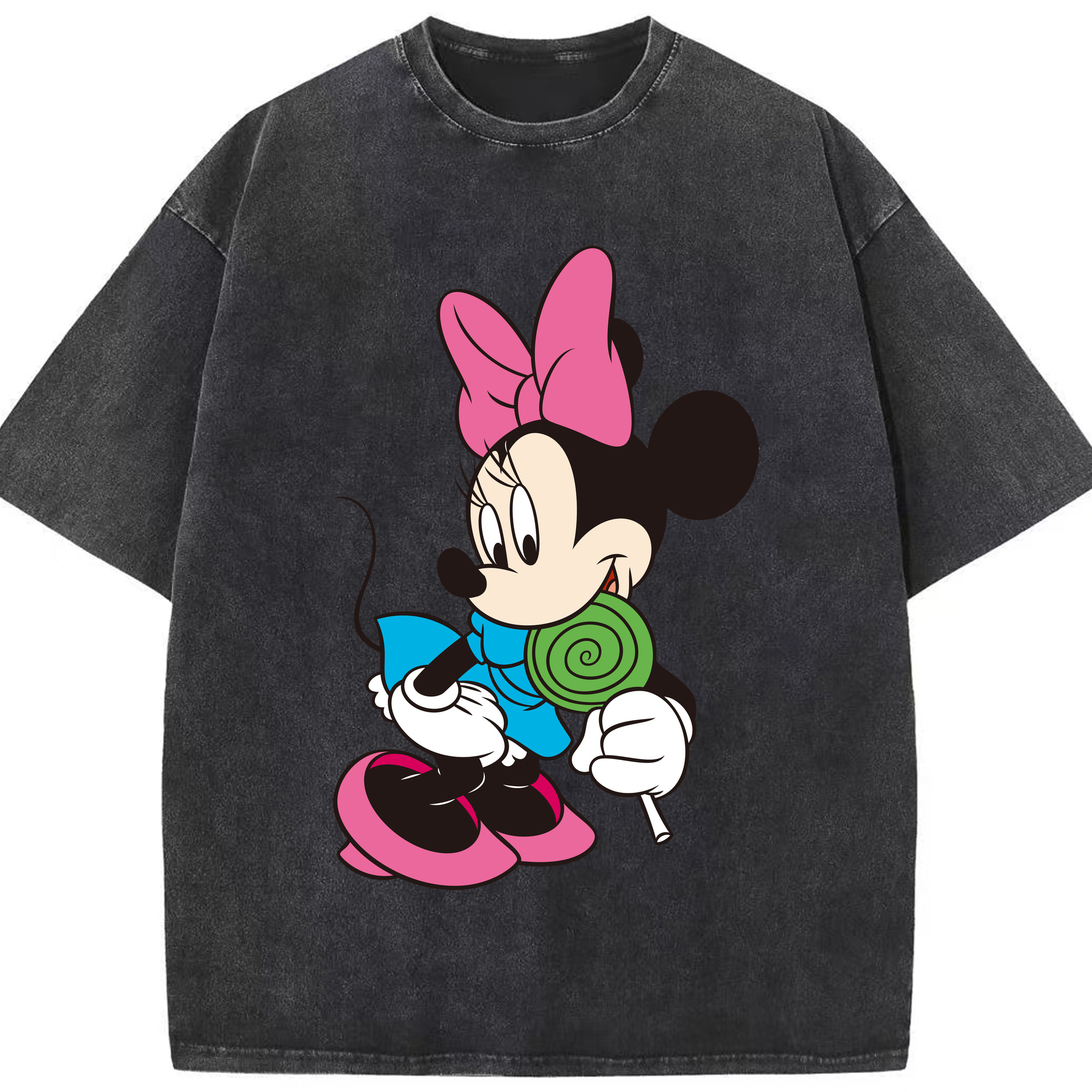 （画像用） ミッキーマウス Mickey Mouse 綿100% ヴィンテージ風 半袖Tシャツ（フロントプリント）