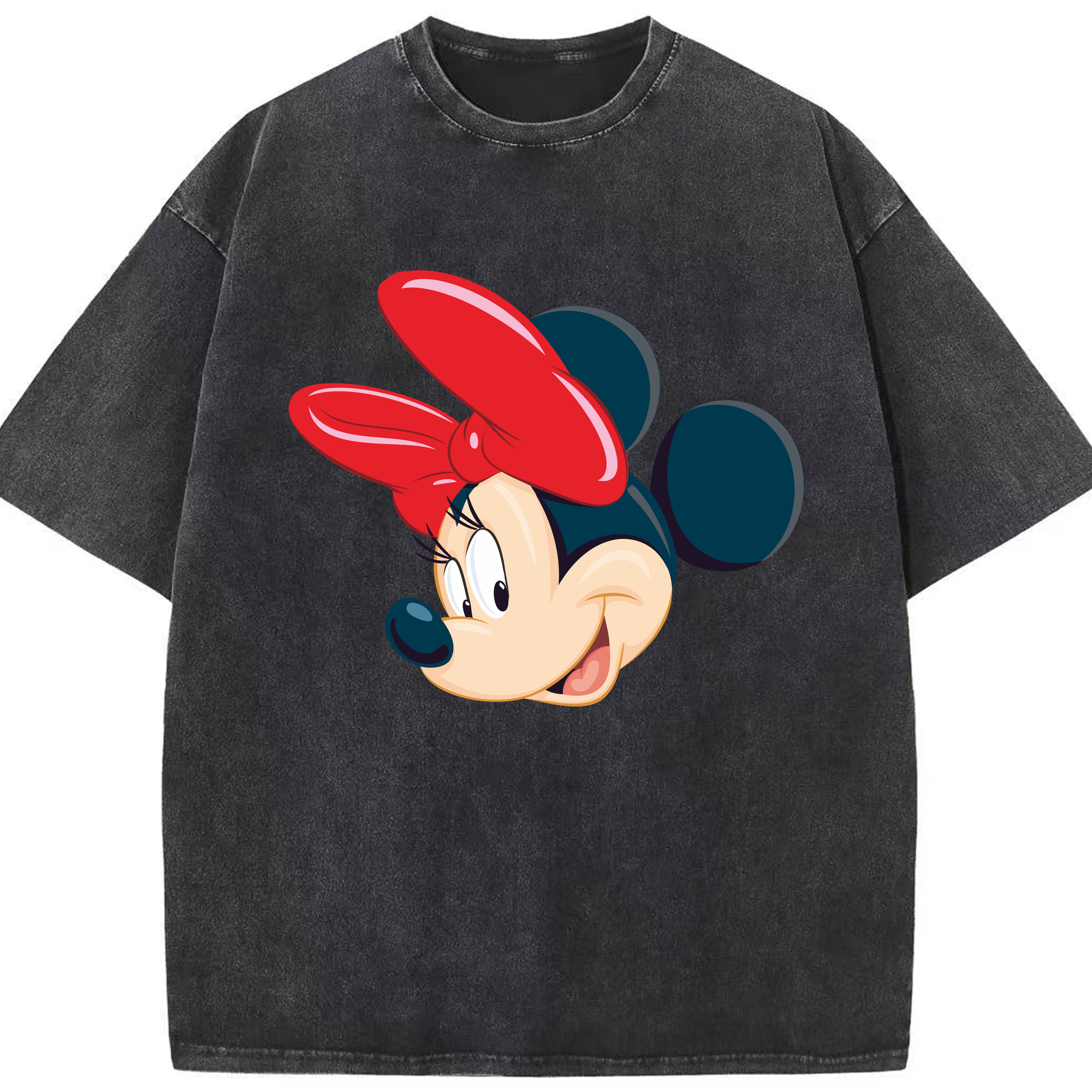 （画像用） ミッキーマウス Mickey Mouse 綿100% ヴィンテージ風 半袖Tシャツ（フロントプリント）