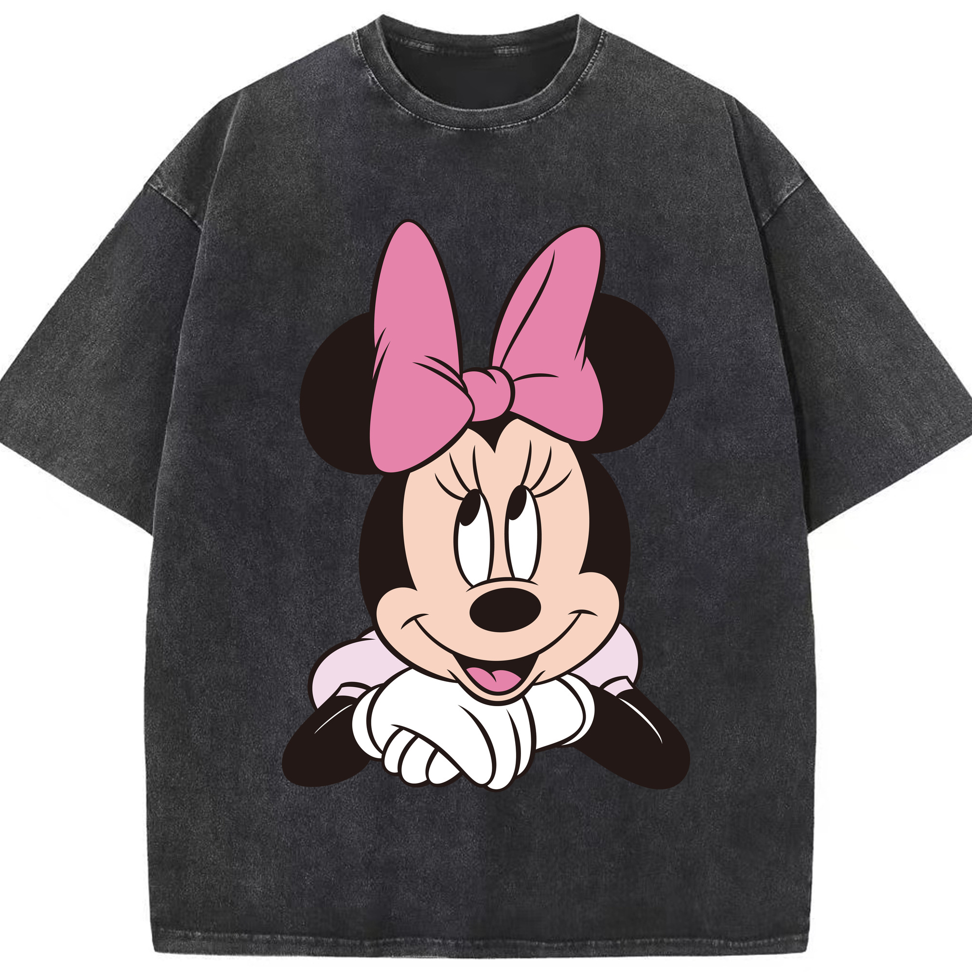 （画像用） ミッキーマウス Mickey Mouse 綿100% ヴィンテージ風 半袖Tシャツ（フロントプリント）