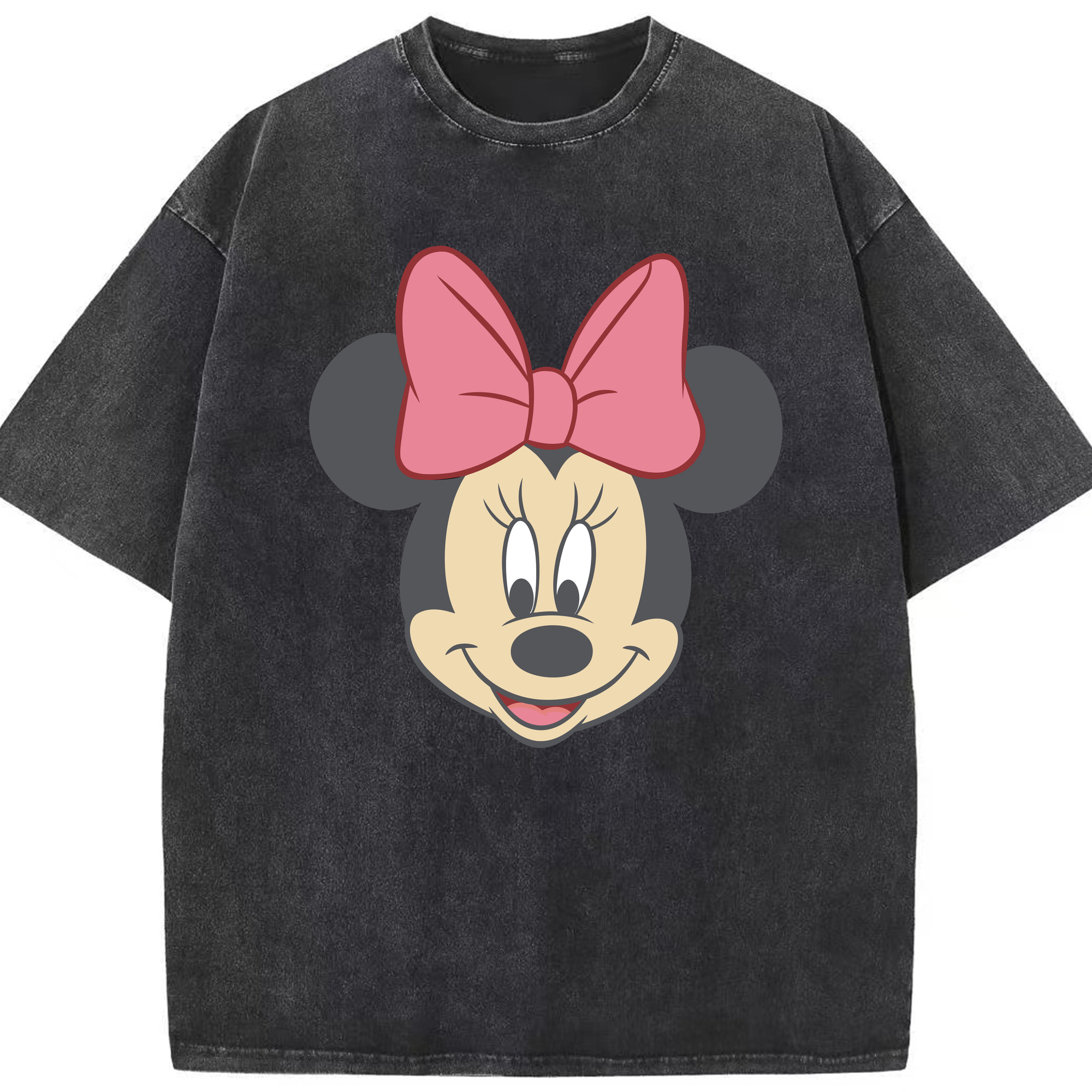 （画像用） ミッキーマウス Mickey Mouse 綿100% ヴィンテージ風 半袖Tシャツ（フロントプリント）