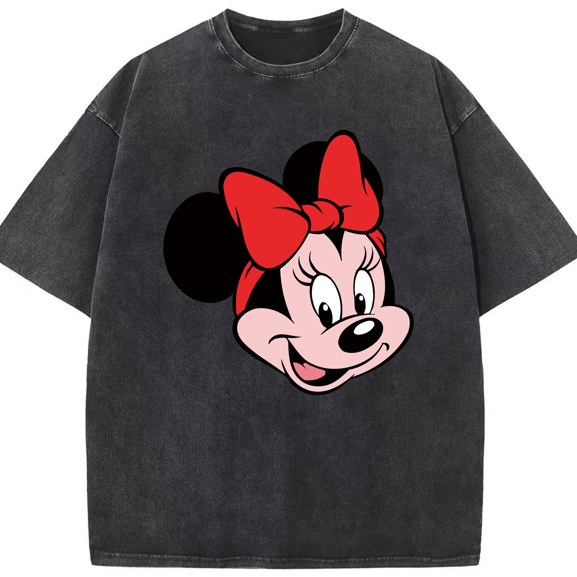 （画像用） ミッキーマウス Mickey Mouse 綿100% ヴィンテージ風 半袖Tシャツ（フロントプリント）