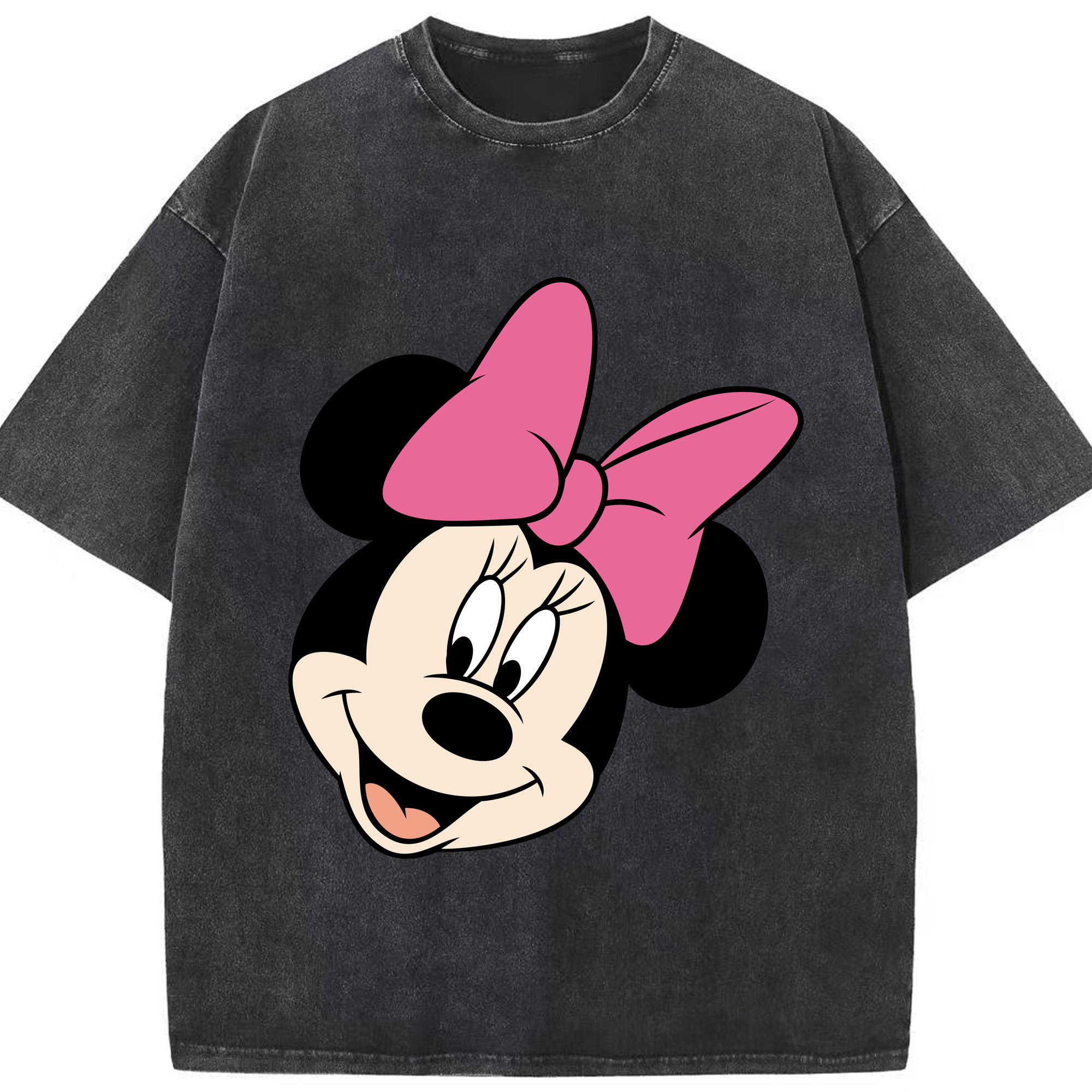 （画像用） ミッキーマウス Mickey Mouse 綿100% ヴィンテージ風 半袖Tシャツ（フロントプリント）