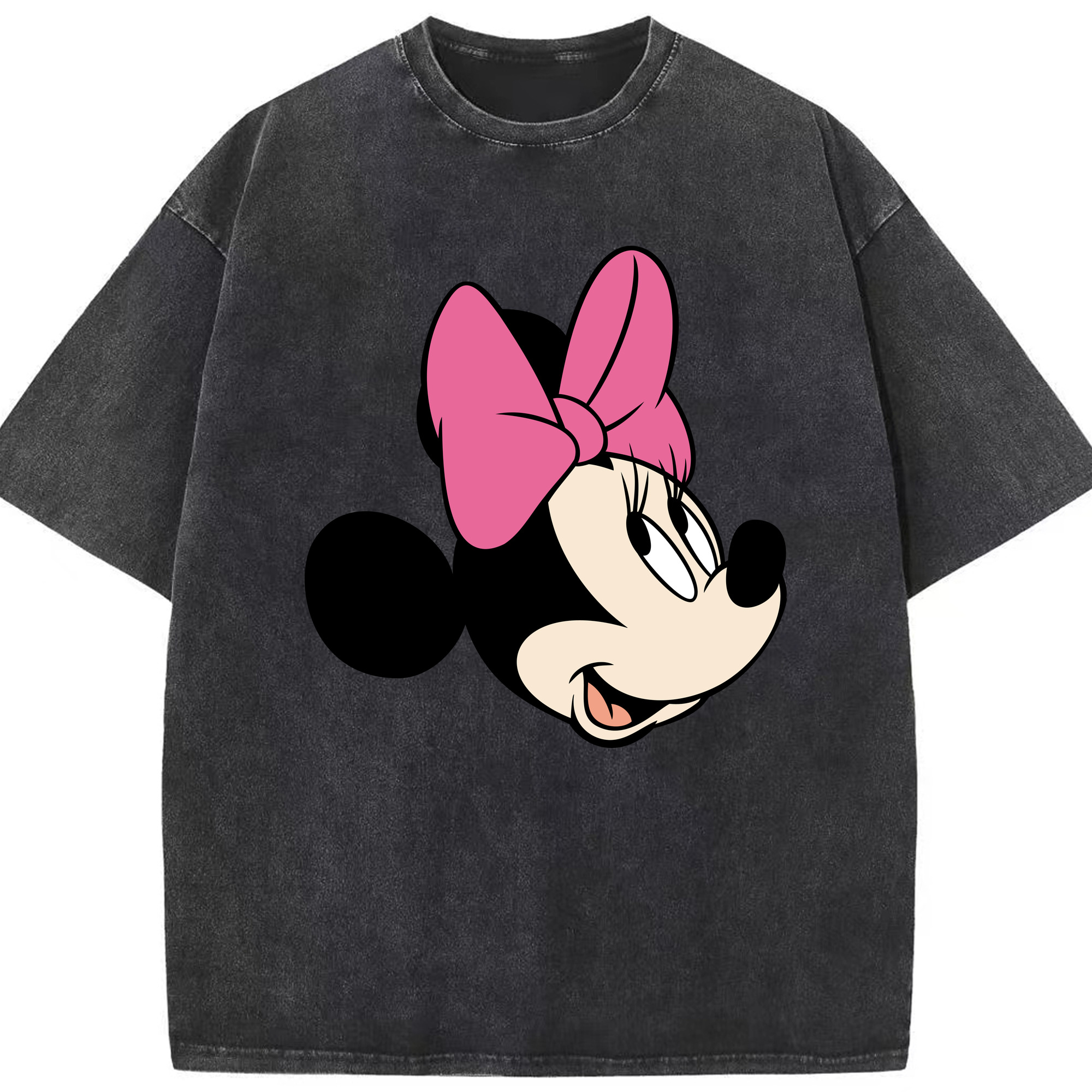 （画像用） ミッキーマウス Mickey Mouse 綿100% ヴィンテージ風 半袖Tシャツ（フロントプリント）