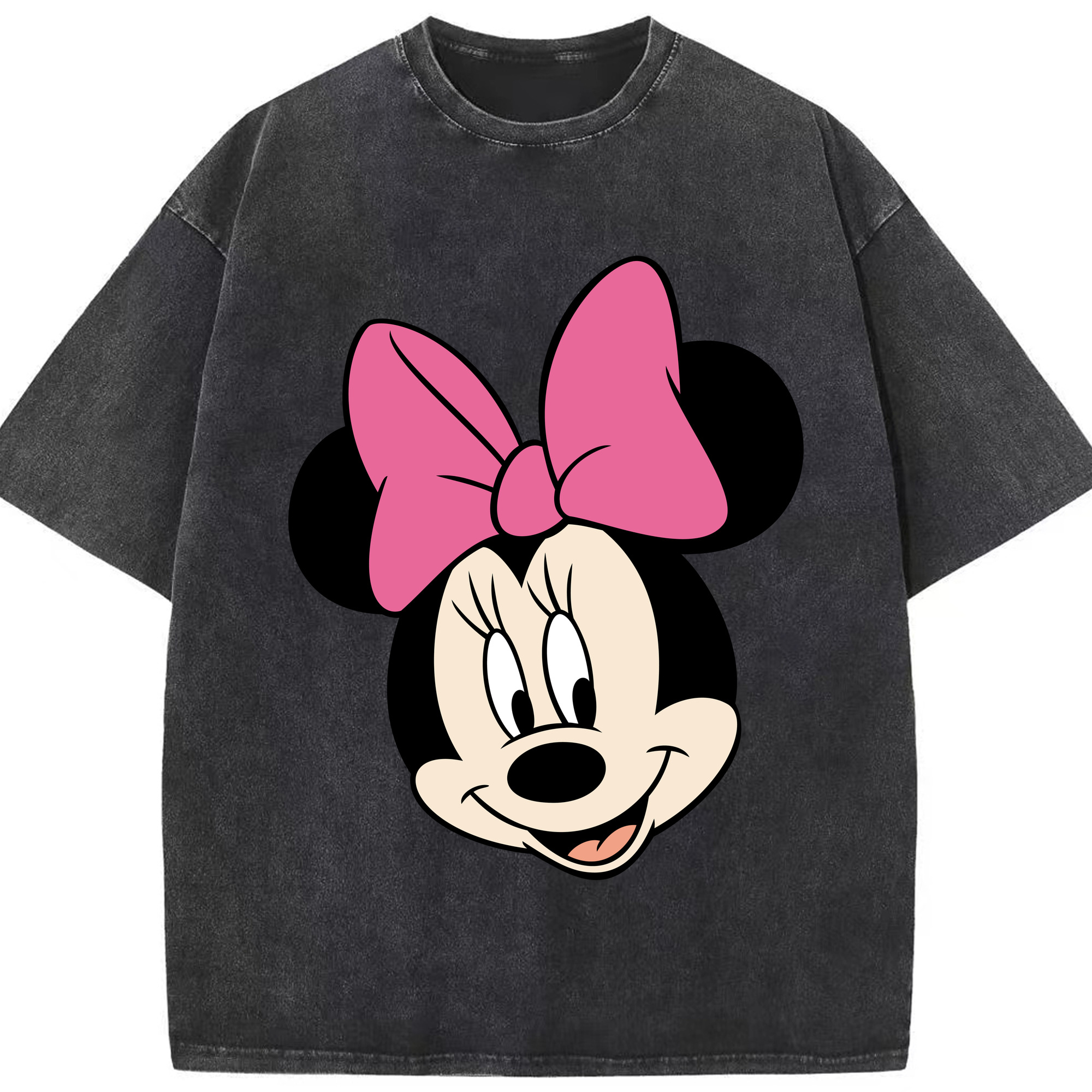 （画像用） ミッキーマウス Mickey Mouse 綿100% ヴィンテージ風 半袖Tシャツ（フロントプリント）