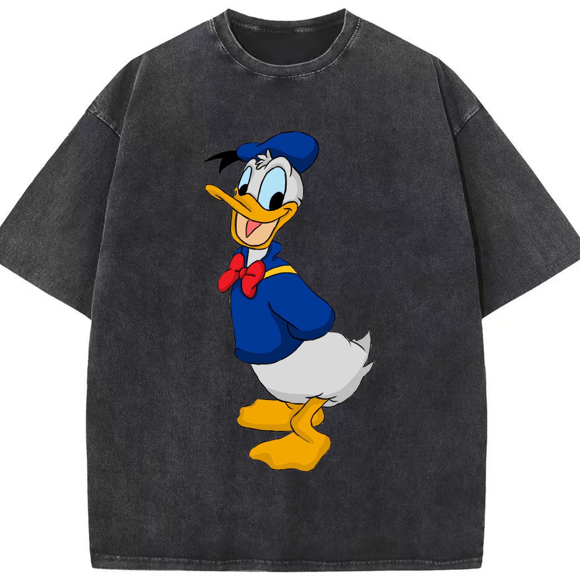 （画像用） ミッキーマウス Mickey Mouse 綿100% ヴィンテージ風 半袖Tシャツ（フロントプリント）