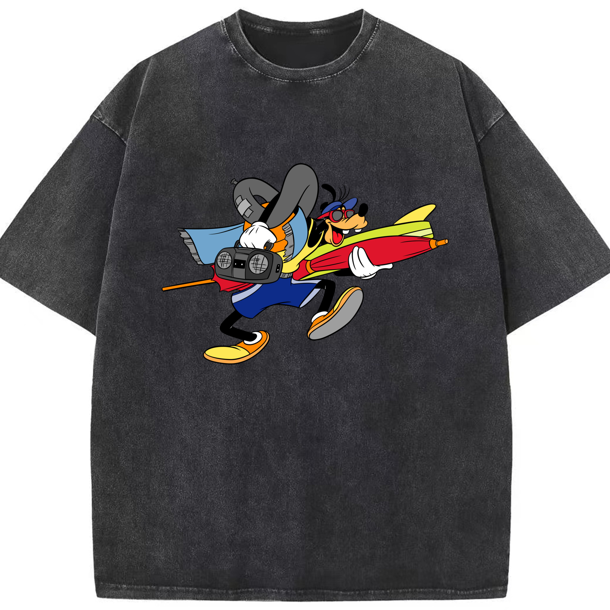 （画像用） ミッキーマウス Mickey Mouse 綿100% ヴィンテージ風 半袖Tシャツ（フロントプリント）