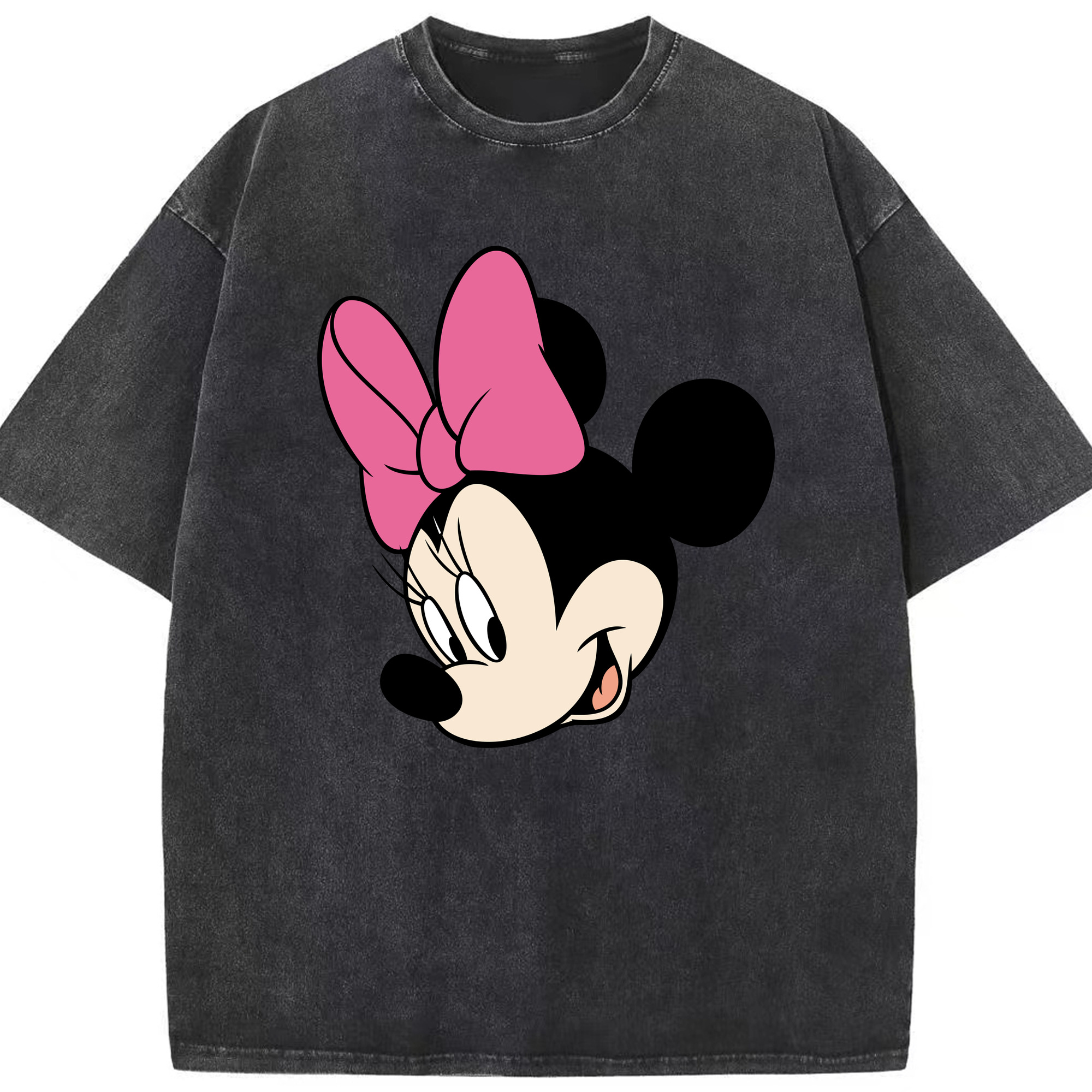 （画像用） ミッキーマウス Mickey Mouse 綿100% ヴィンテージ風 半袖Tシャツ（フロントプリント）